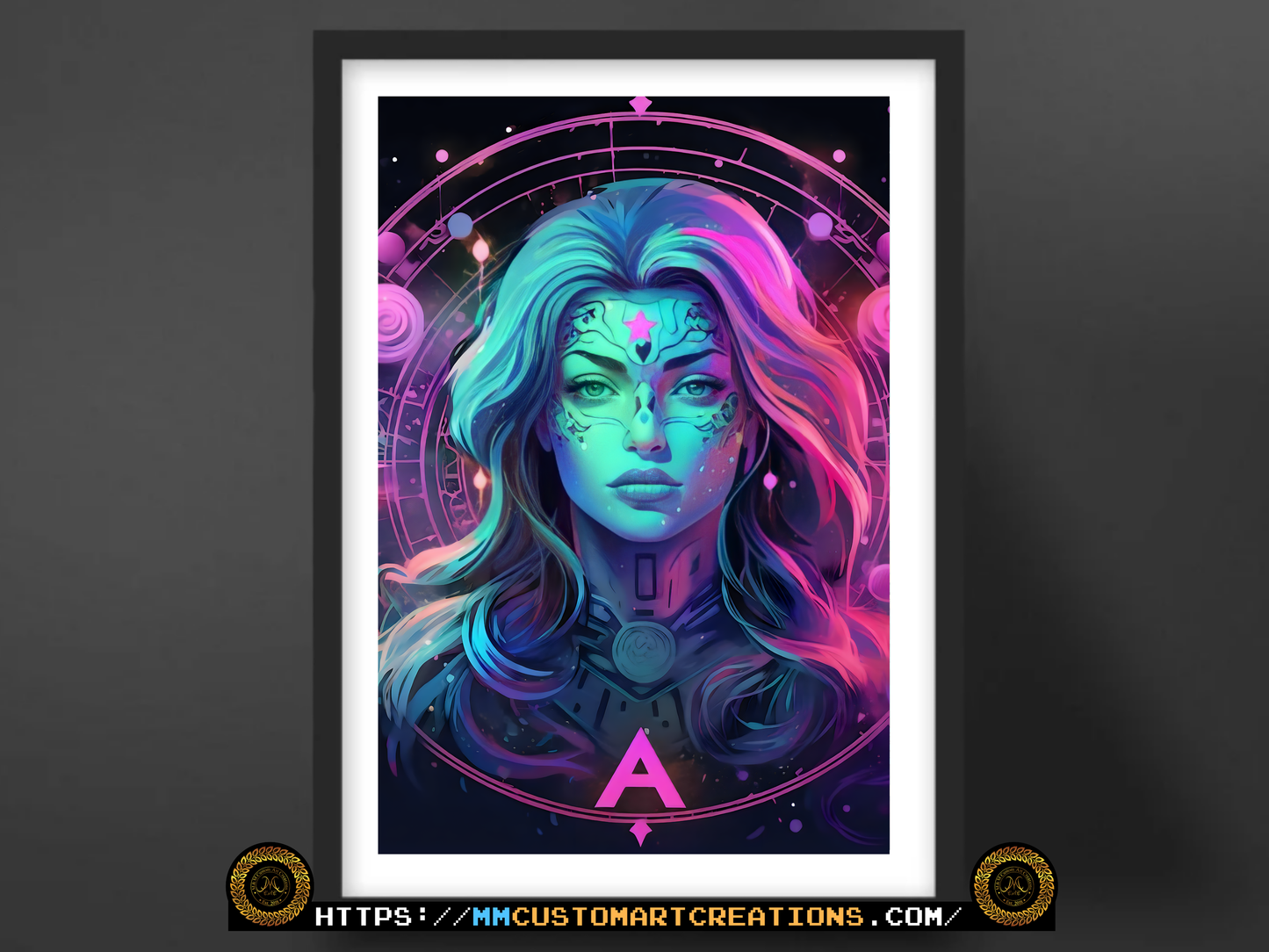 Aquarius Astrology Poster Prints | Zodiac Wall Art | Astrological Sign Decor | Great Gift Idea