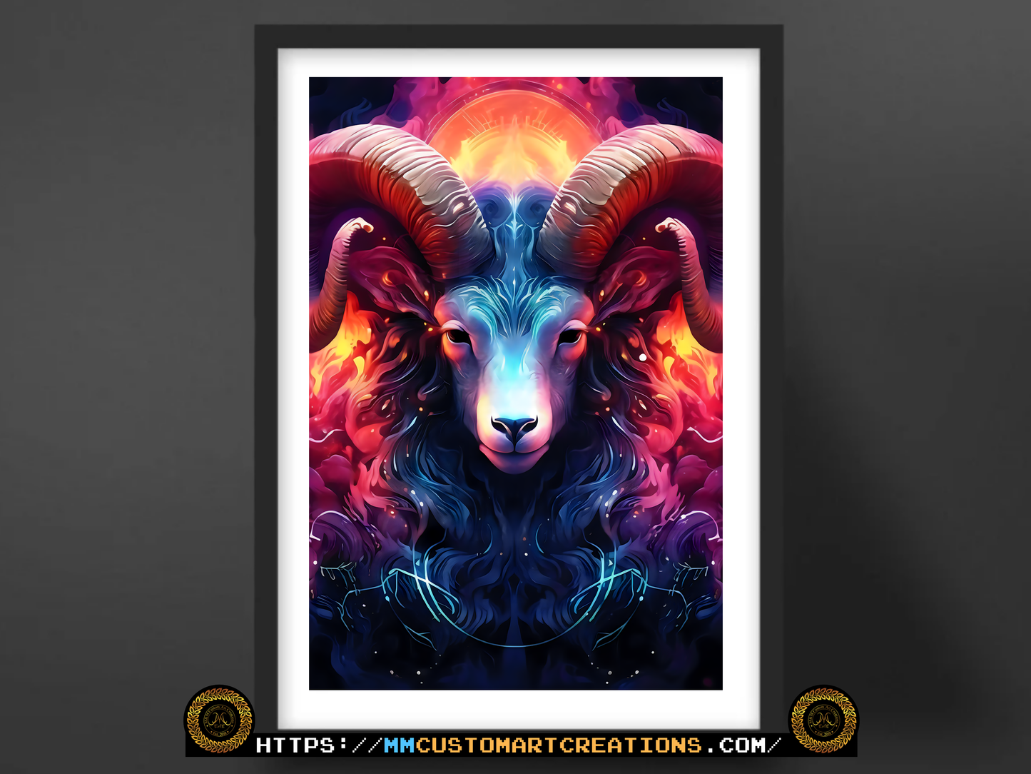 Aries Astrology Poster Prints | Zodiac Wall Art | Astrological Sign Decor | Great Gift Idea