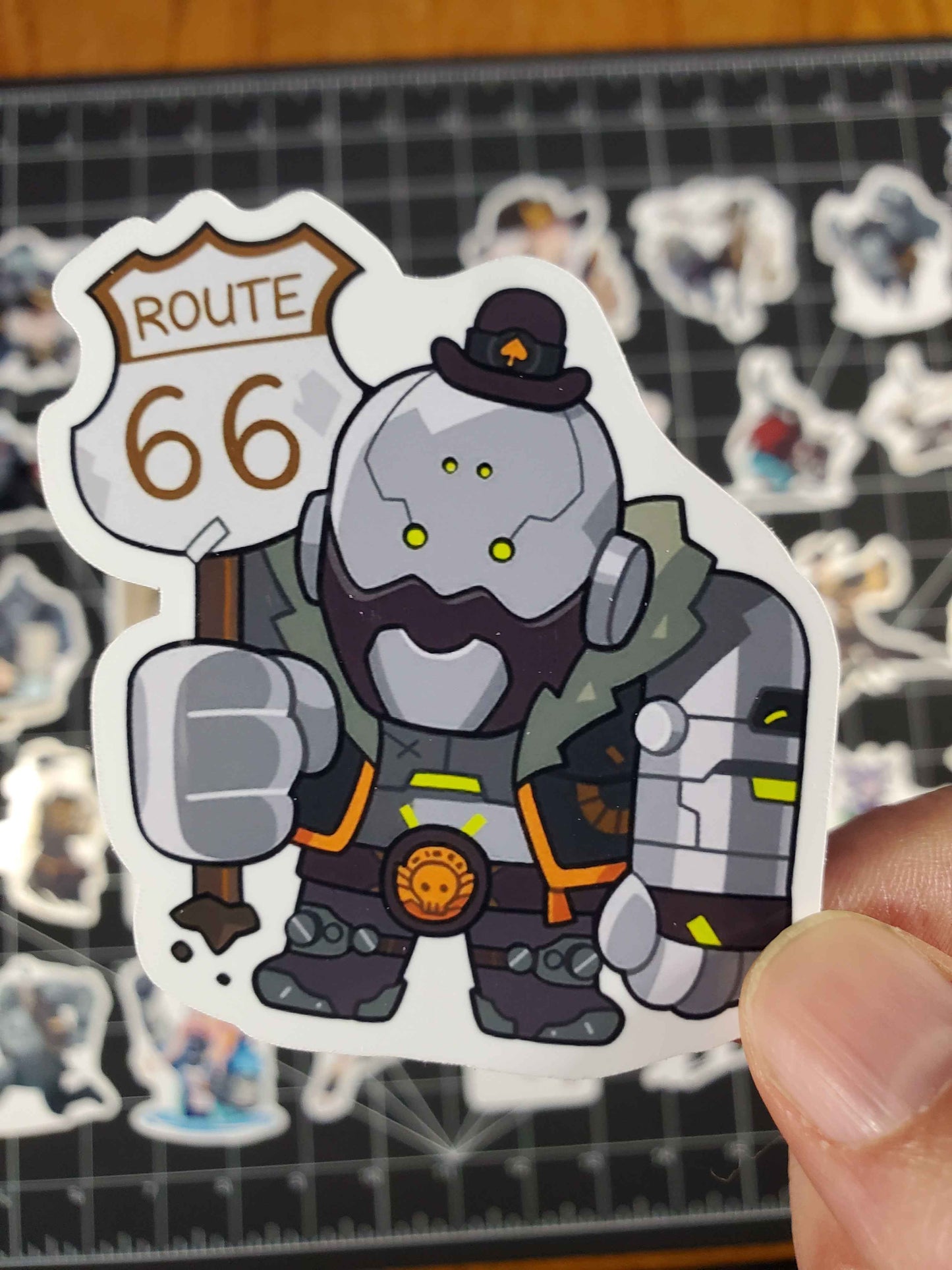 Ashe Overwatch 2 Hero Spray's Sticker Set | 39 High Quality Glossy Vinyls