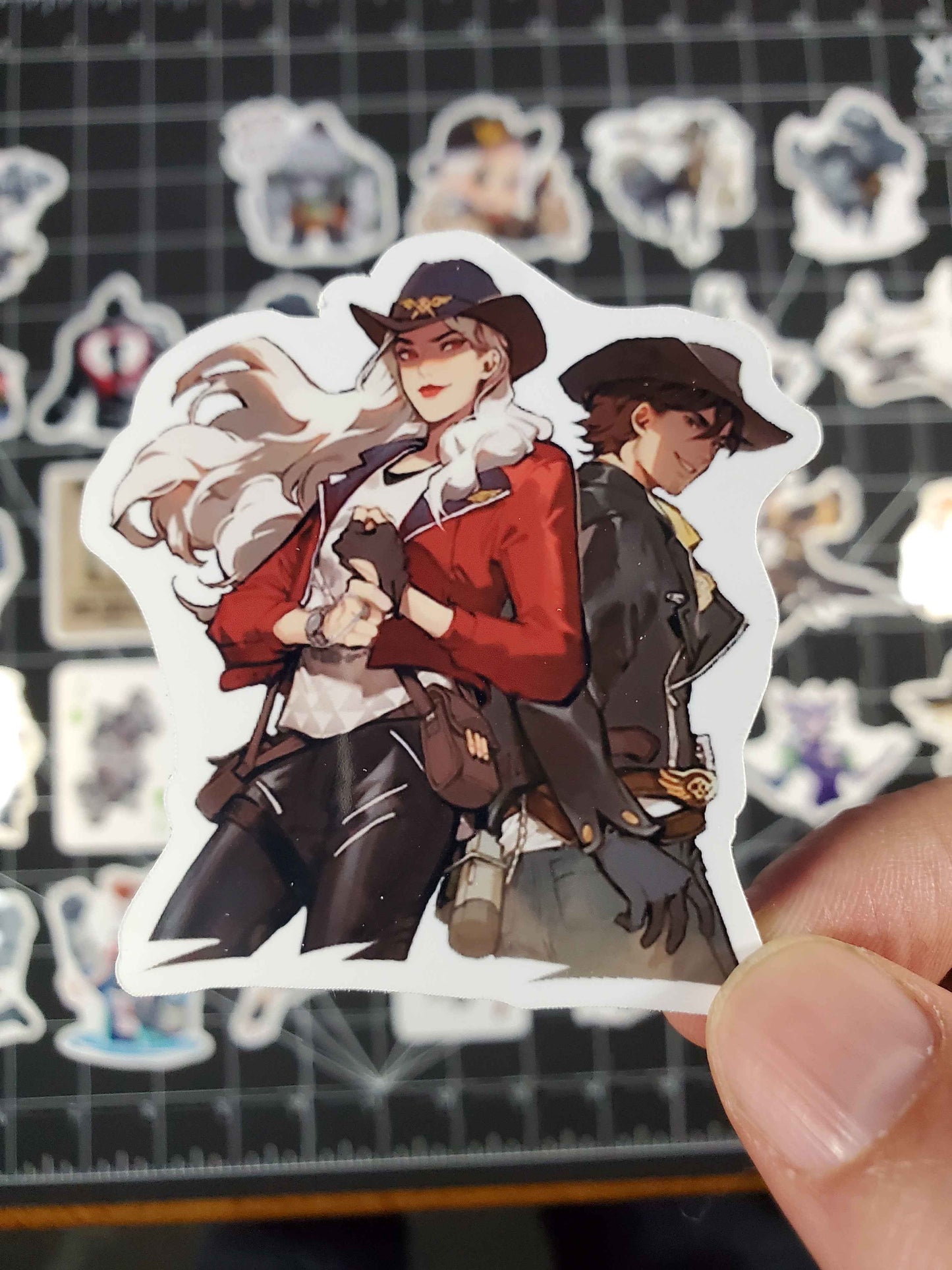 Ashe Overwatch 2 Hero Spray's Sticker Set | 39 High Quality Glossy Vinyls