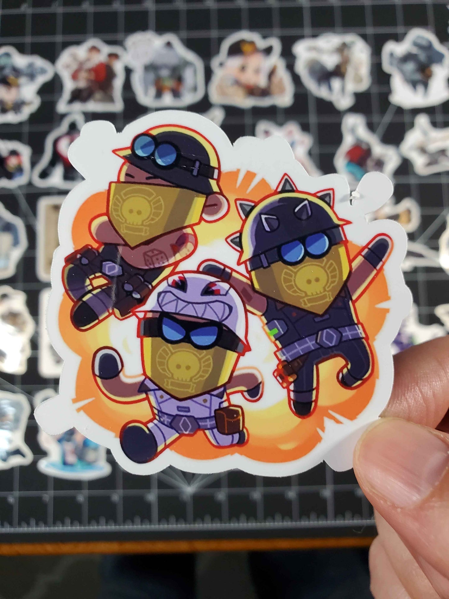 Ashe Overwatch 2 Hero Spray's Sticker Set | 39 High Quality Glossy Vinyls