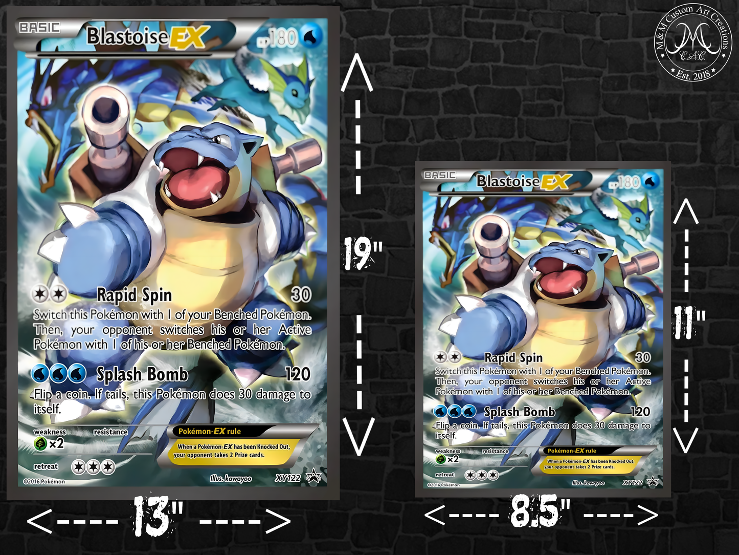 Blastoise EX #XY122 · XY Promos (XYP) Poster Print - Available in Two Sizes