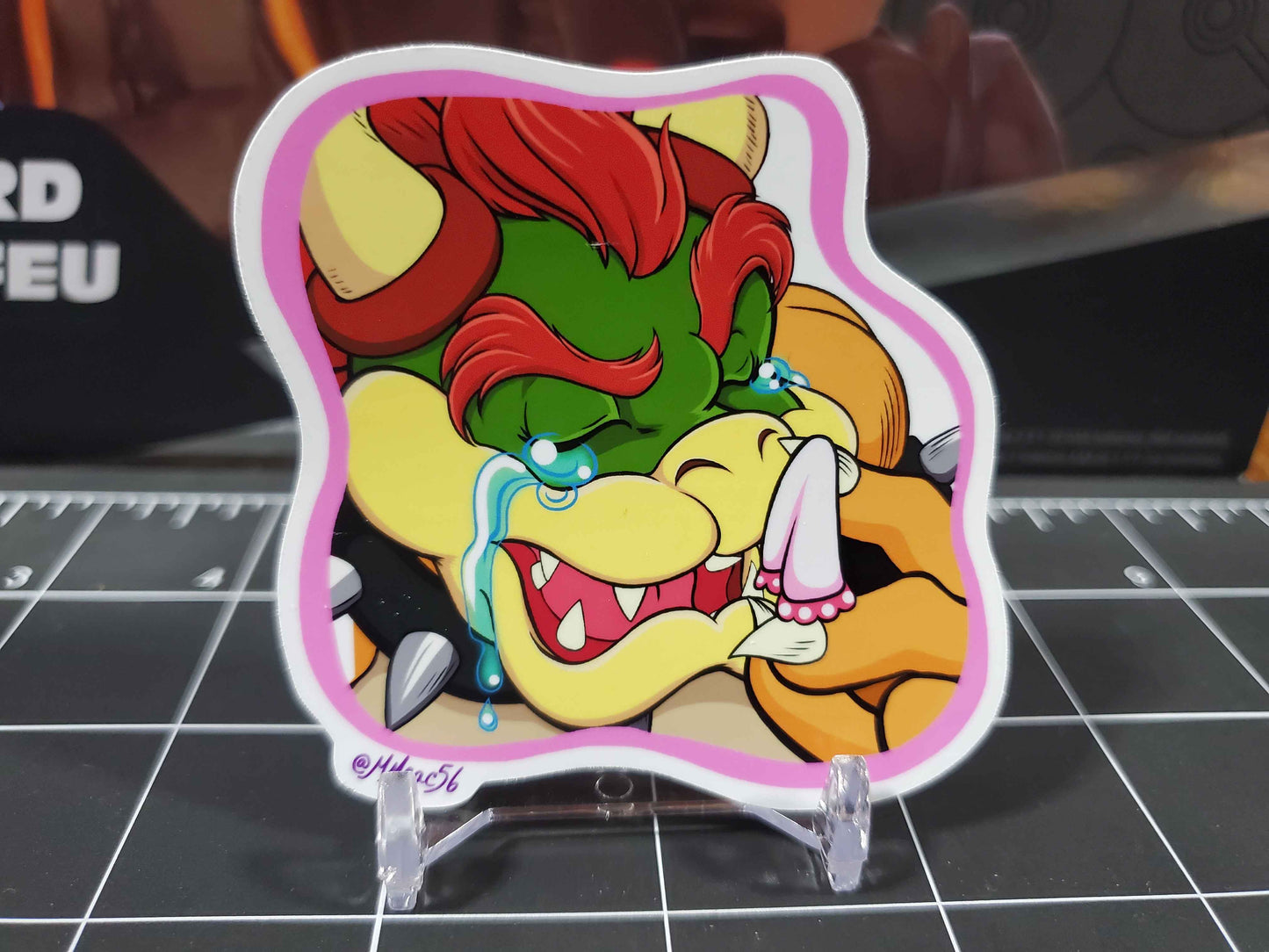 Bowser Sticker Set | 9 Custom Super Mario Bros Stickers | Glossy Vinyl Decals