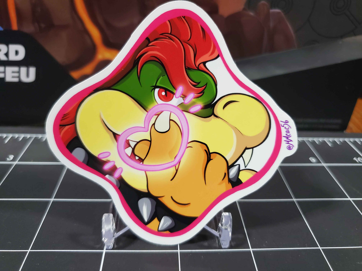Bowser Sticker Set | 9 Custom Super Mario Bros Stickers | Glossy Vinyl Decals