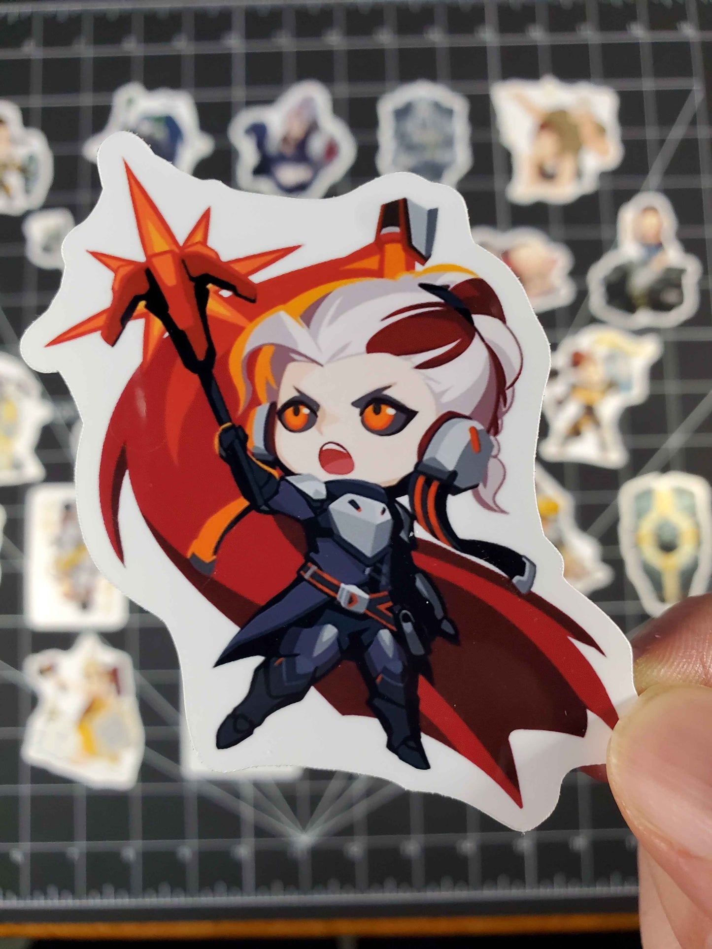 Overwatch 2 Brigitte Hero Spray's Sticker Set | 28 High Quality Glossy Vinyls