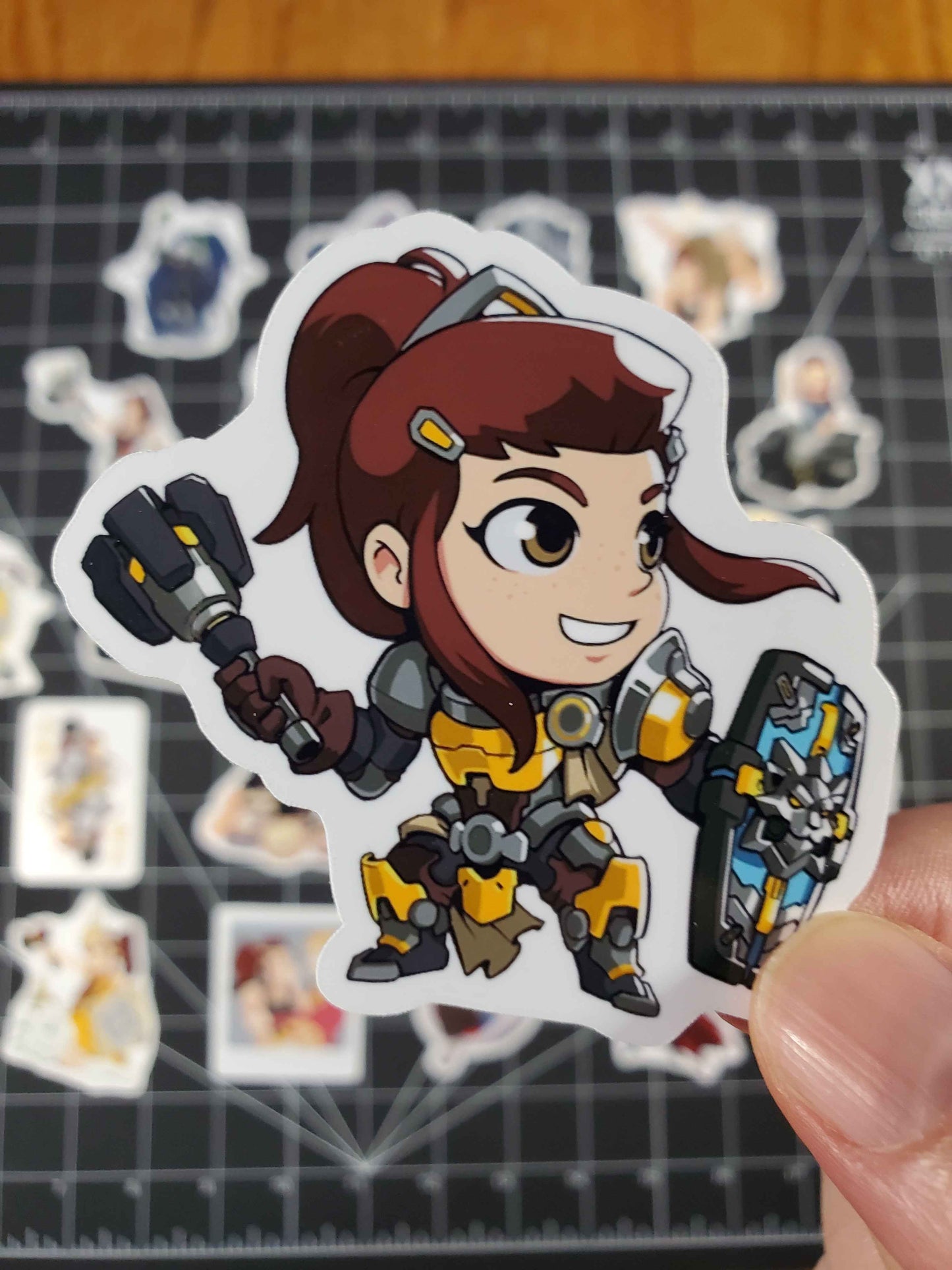Overwatch 2 Brigitte Hero Spray's Sticker Set | 28 High Quality Glossy Vinyls