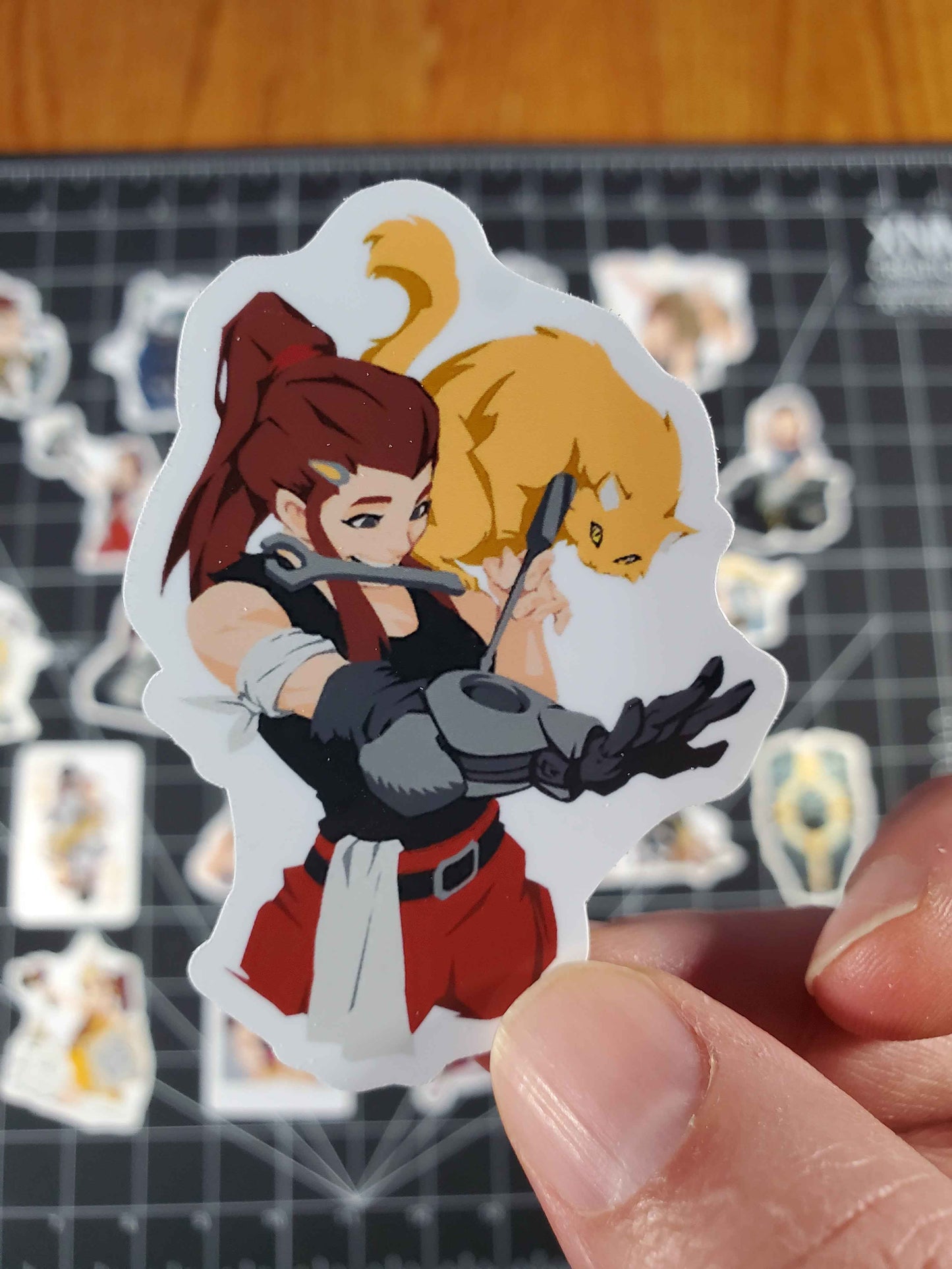 Overwatch 2 Brigitte Hero Spray's Sticker Set | 28 High Quality Glossy Vinyls