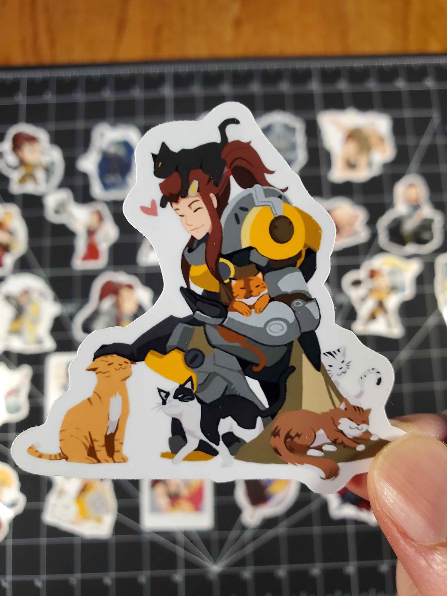 Overwatch 2 Brigitte Hero Spray's Sticker Set | 28 High Quality Glossy Vinyls