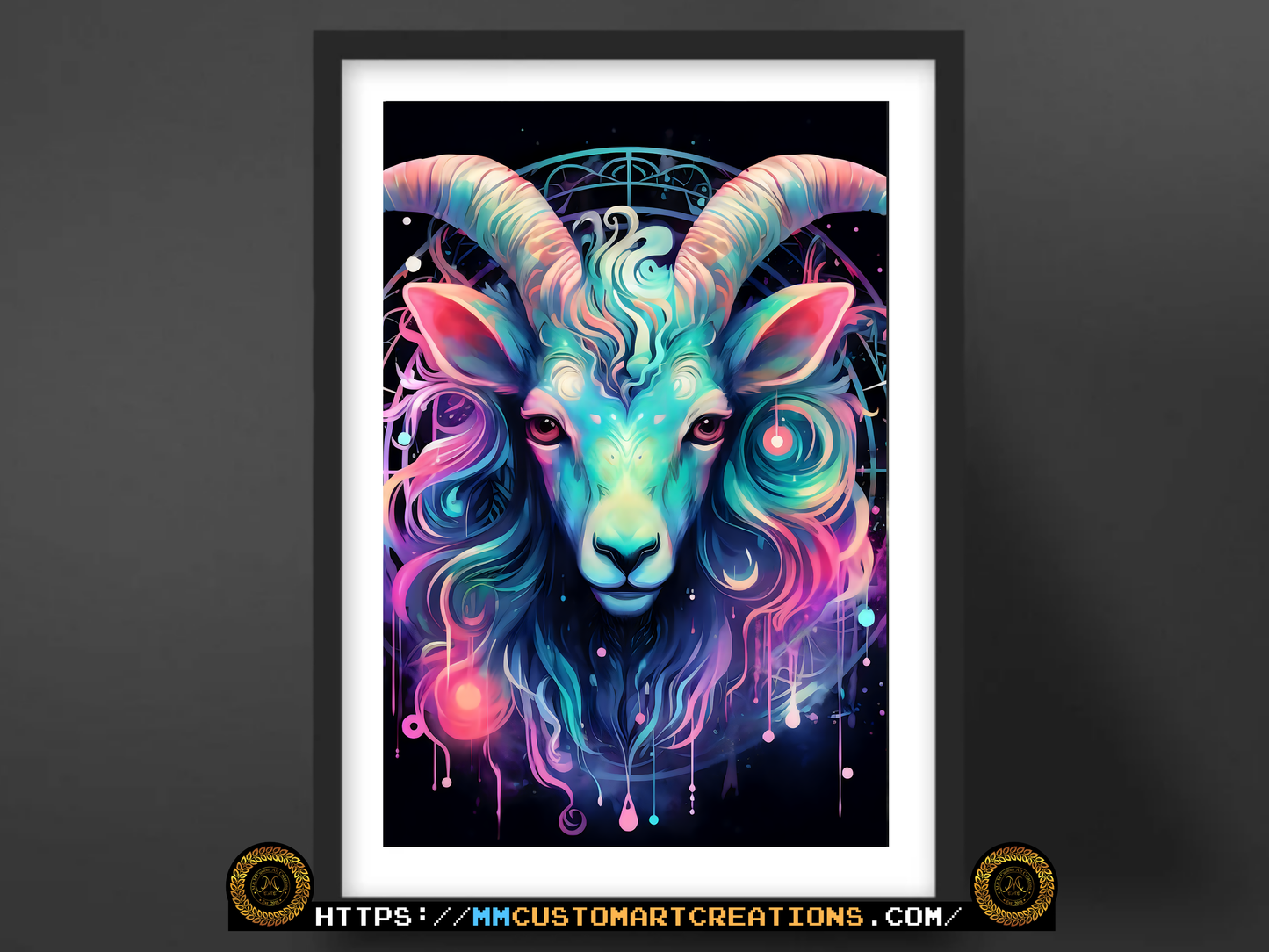 Capricorn Astrology Poster Prints | Zodiac Wall Art | Astrological Sign Decor | Great Gift Idea