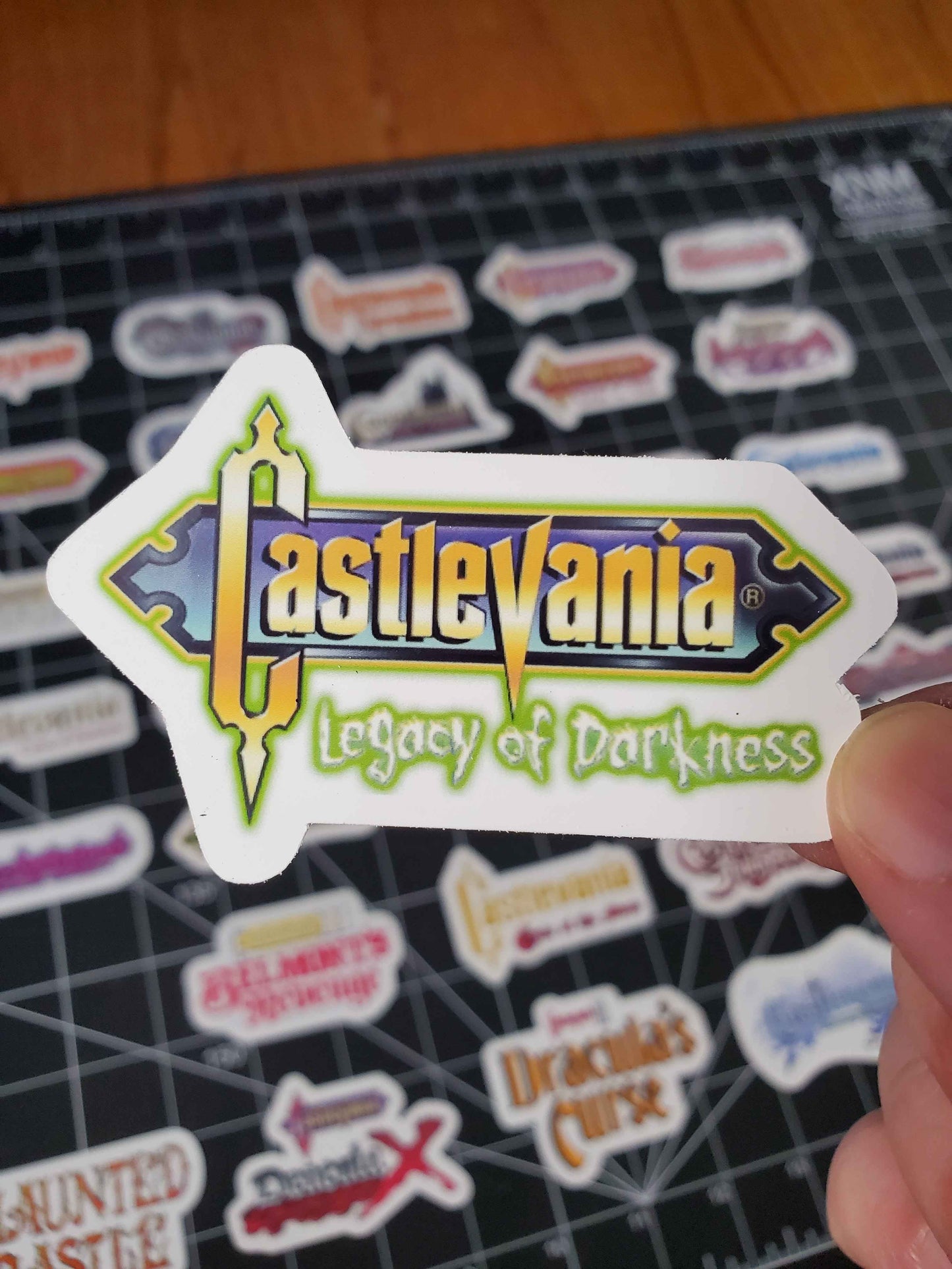 Castlevania Video Game Logo Sticker Set - 34 Glossy Vinyl Stickers - Complete Castlevania Collection
