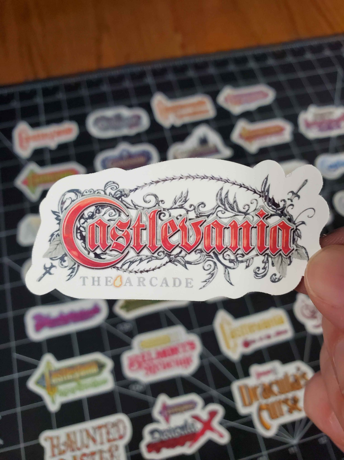 Castlevania Video Game Logo Sticker Set - 34 Glossy Vinyl Stickers - Complete Castlevania Collection