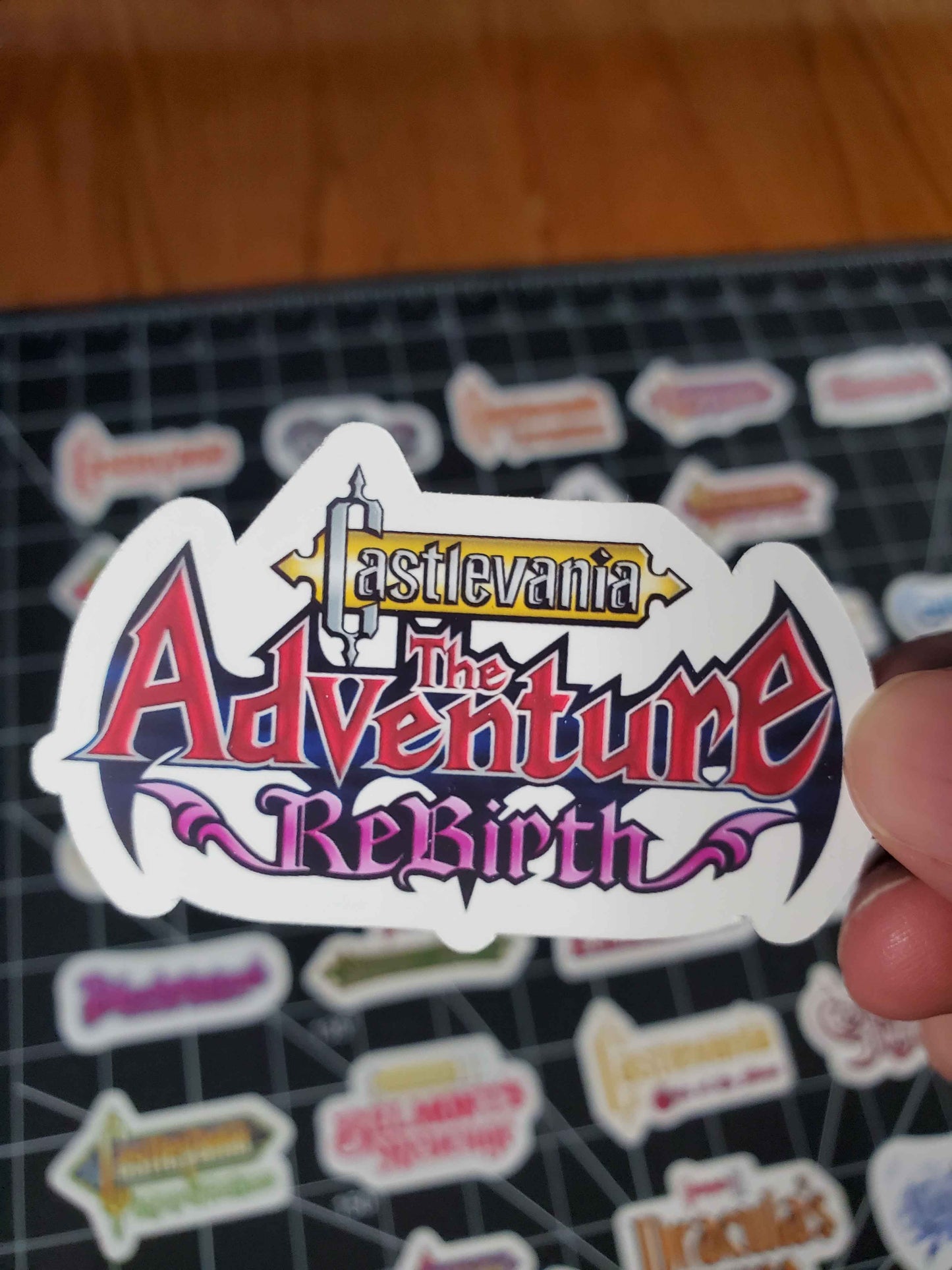 Castlevania Video Game Logo Sticker Set - 34 Glossy Vinyl Stickers - Complete Castlevania Collection