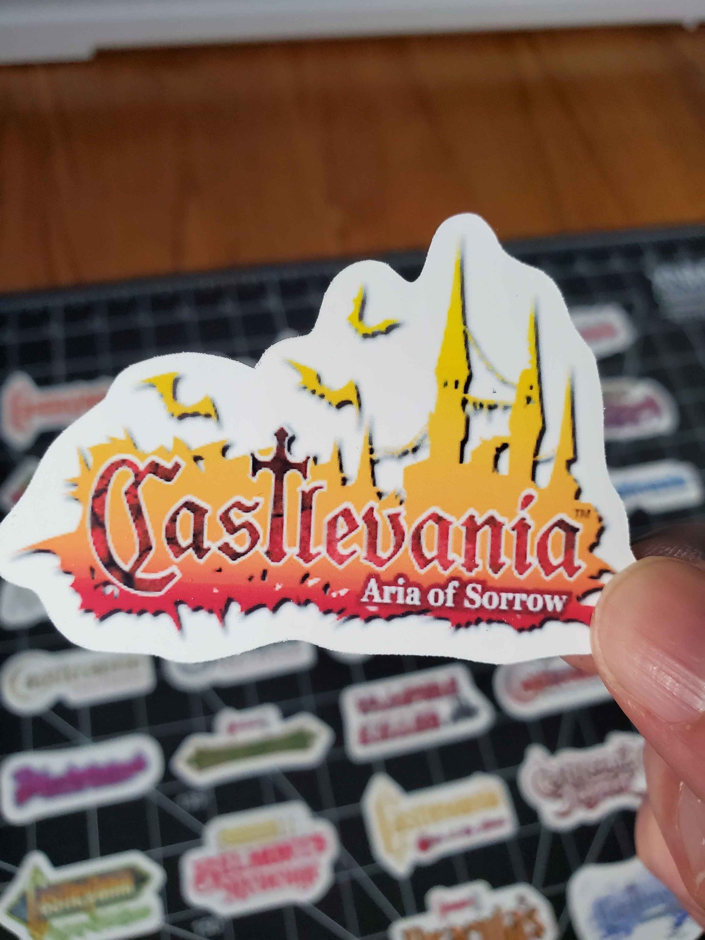Castlevania Video Game Logo Sticker Set - 34 Glossy Vinyl Stickers - Complete Castlevania Collection
