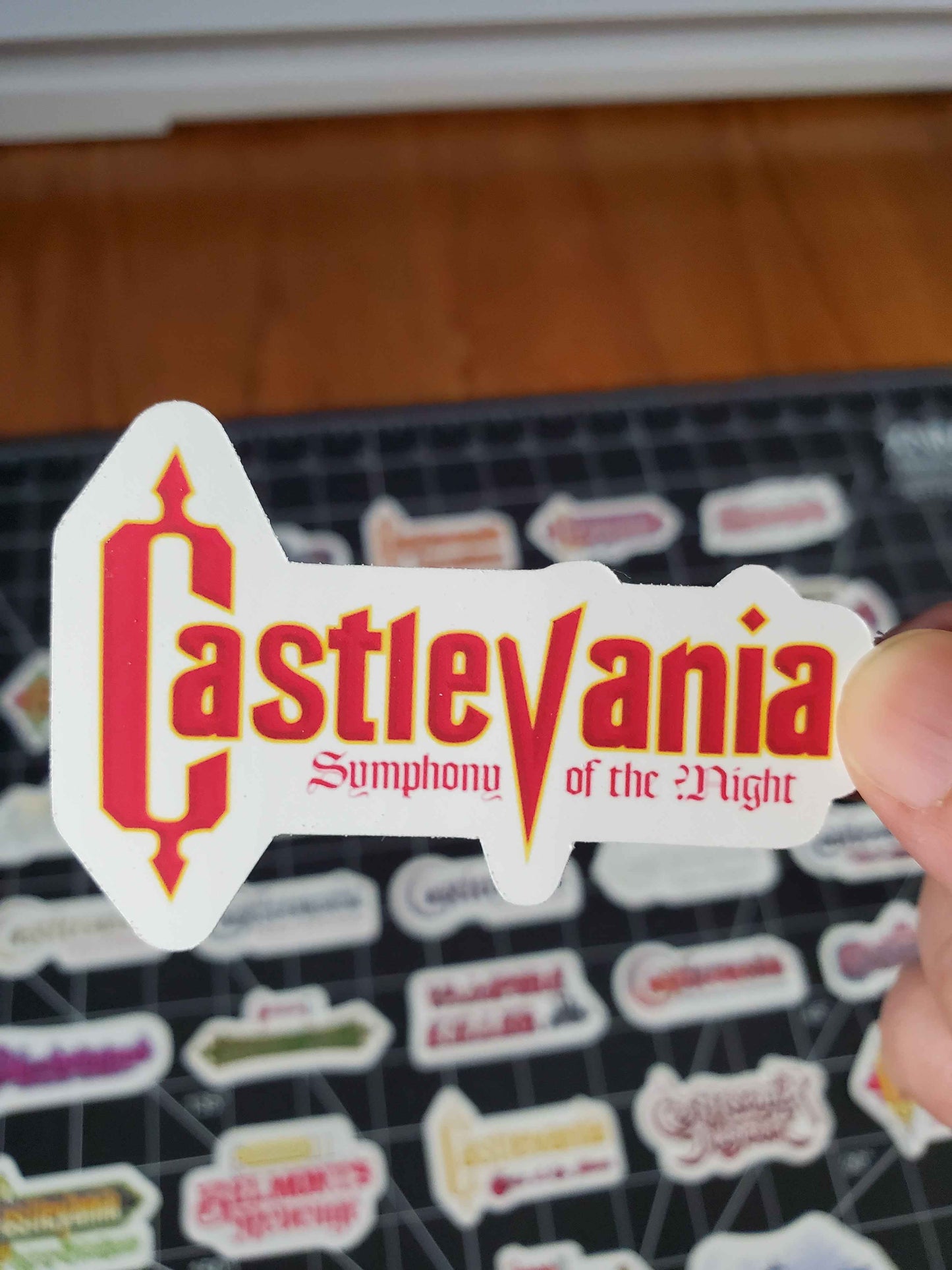 Castlevania Video Game Logo Sticker Set - 34 Glossy Vinyl Stickers - Complete Castlevania Collection