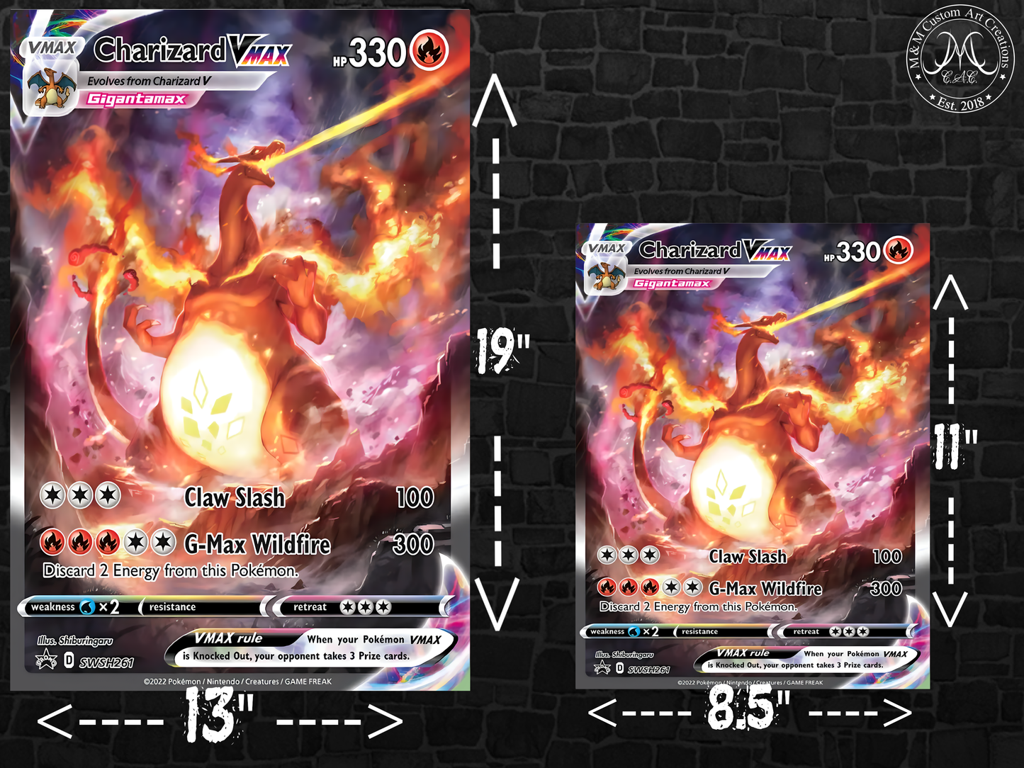 Charizard #SWSH261 VMAX · Sword & Shield Promo Poster Print - Available in Two Sizes