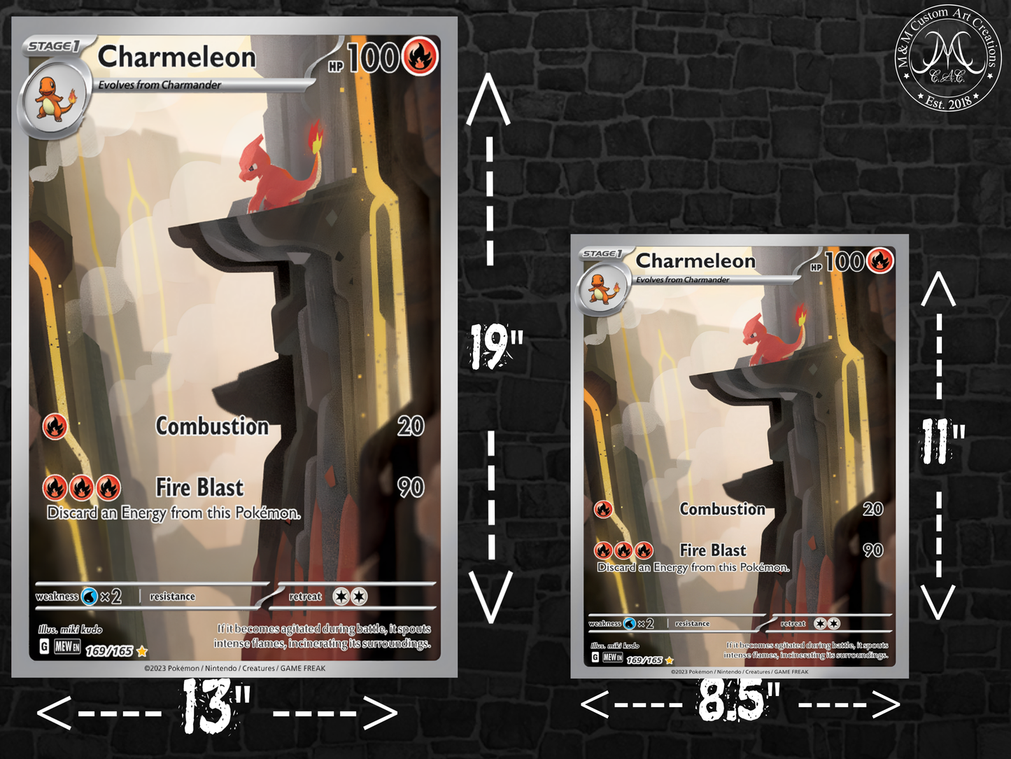 Charmeleon #169 English 151 (MEW) Poster Print - Available in Two Sizes