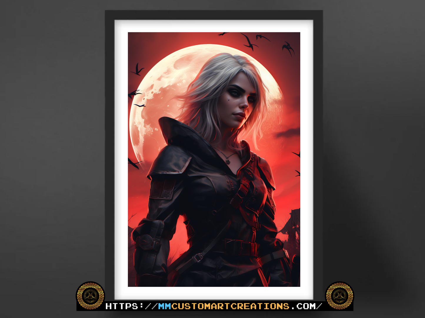Ciri from the Witcher Poster Print | Princess Cirilla of Cintra| | 8.5x11 and 13x19