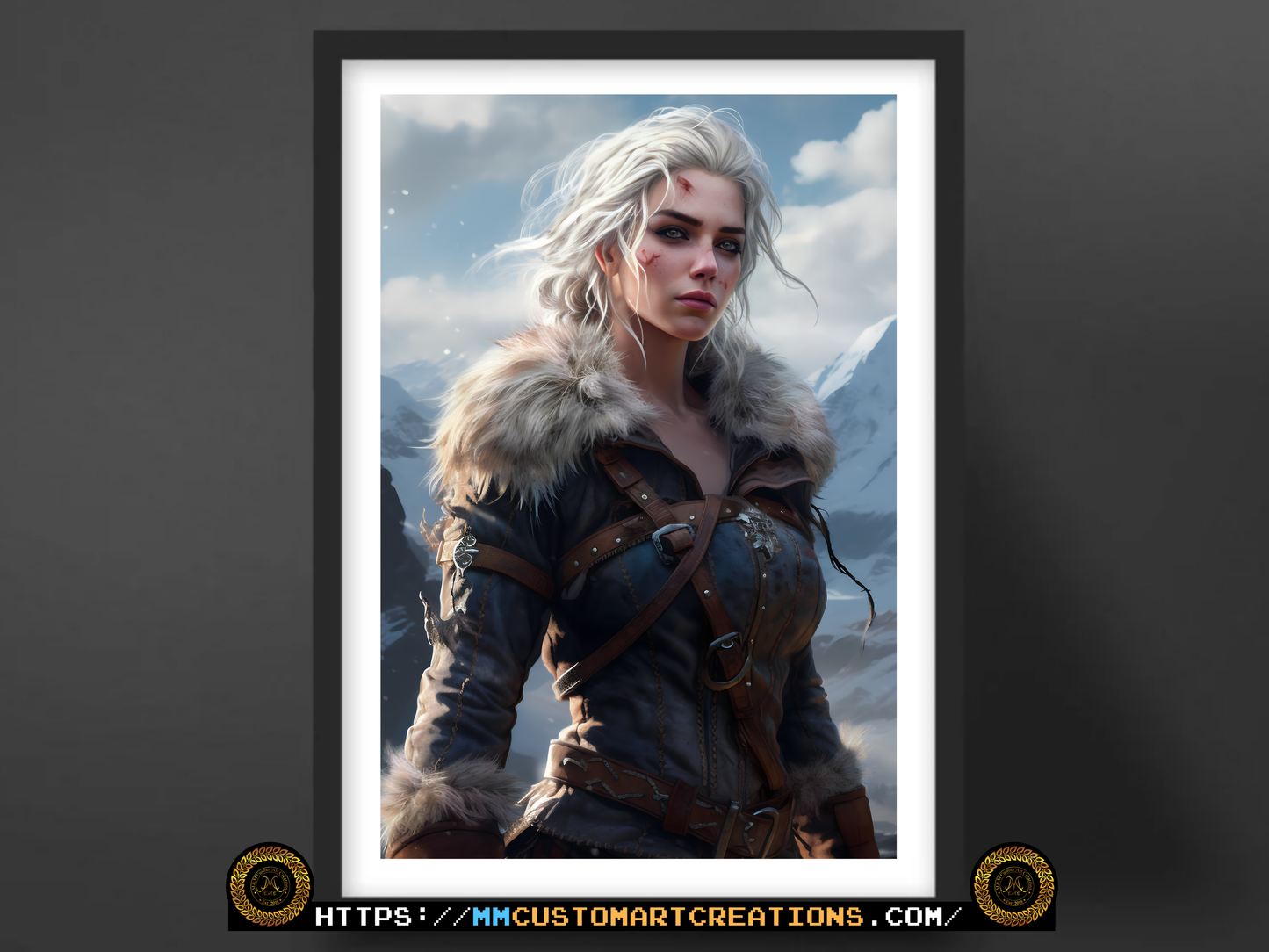 Ciri from the Witcher Poster Print | Princess Cirilla of Cintra| | 8.5x11 and 13x19