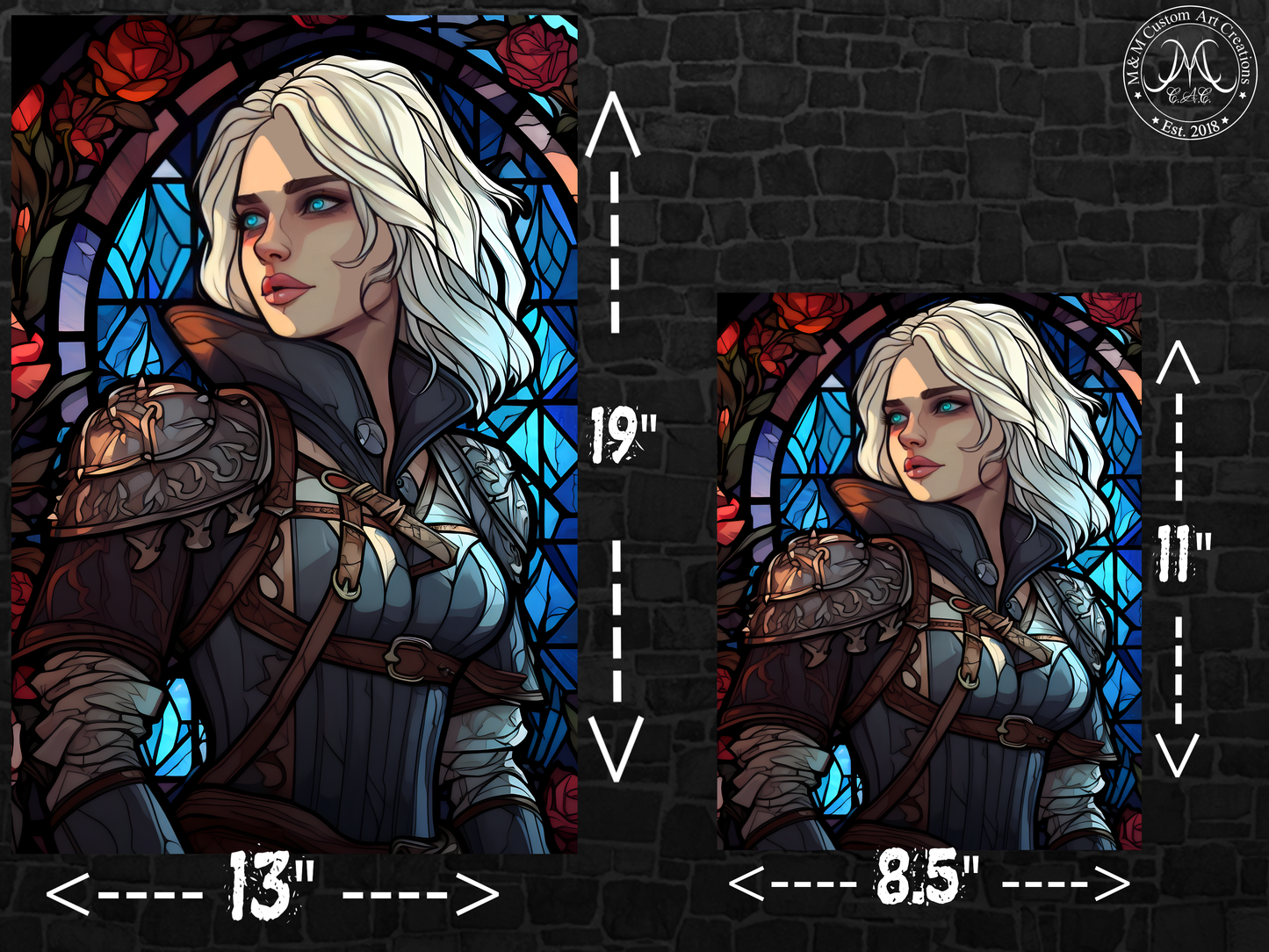 Ciri from the Witcher Poster Print | Princess Cirilla of Cintra| | 8.5x11 and 13x19
