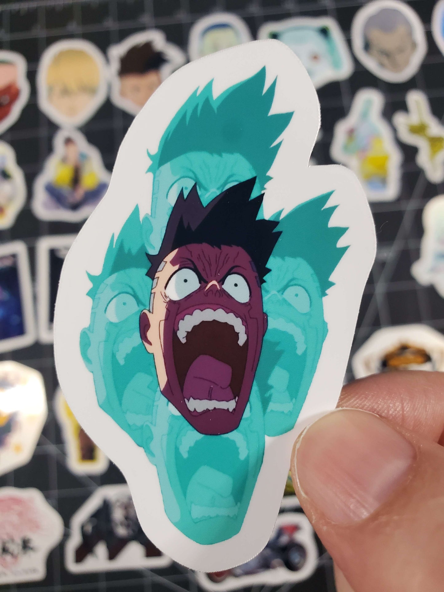Cyberpunk Stickers โ 40x Glossy Vinyl Pack | Game & Edgerunners Anime Set | Laptop, Water Bottle, Journal
