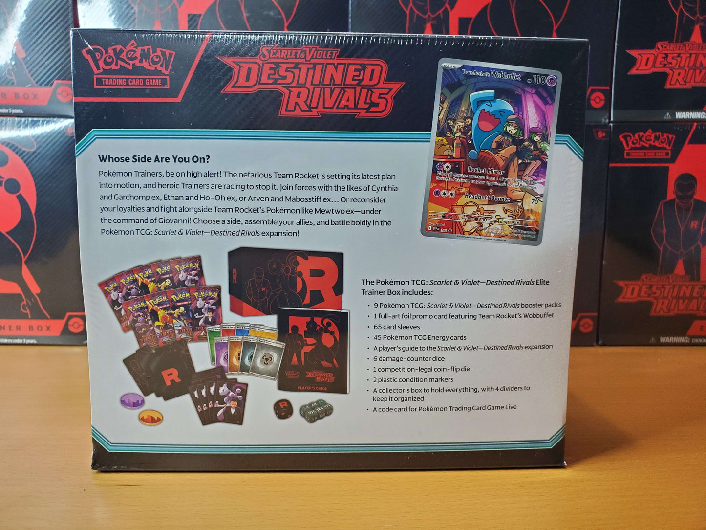 Destined Rivals Elite Trainer Box – Factory Sealed English Pokémon TCG – Authentic & Brand New!