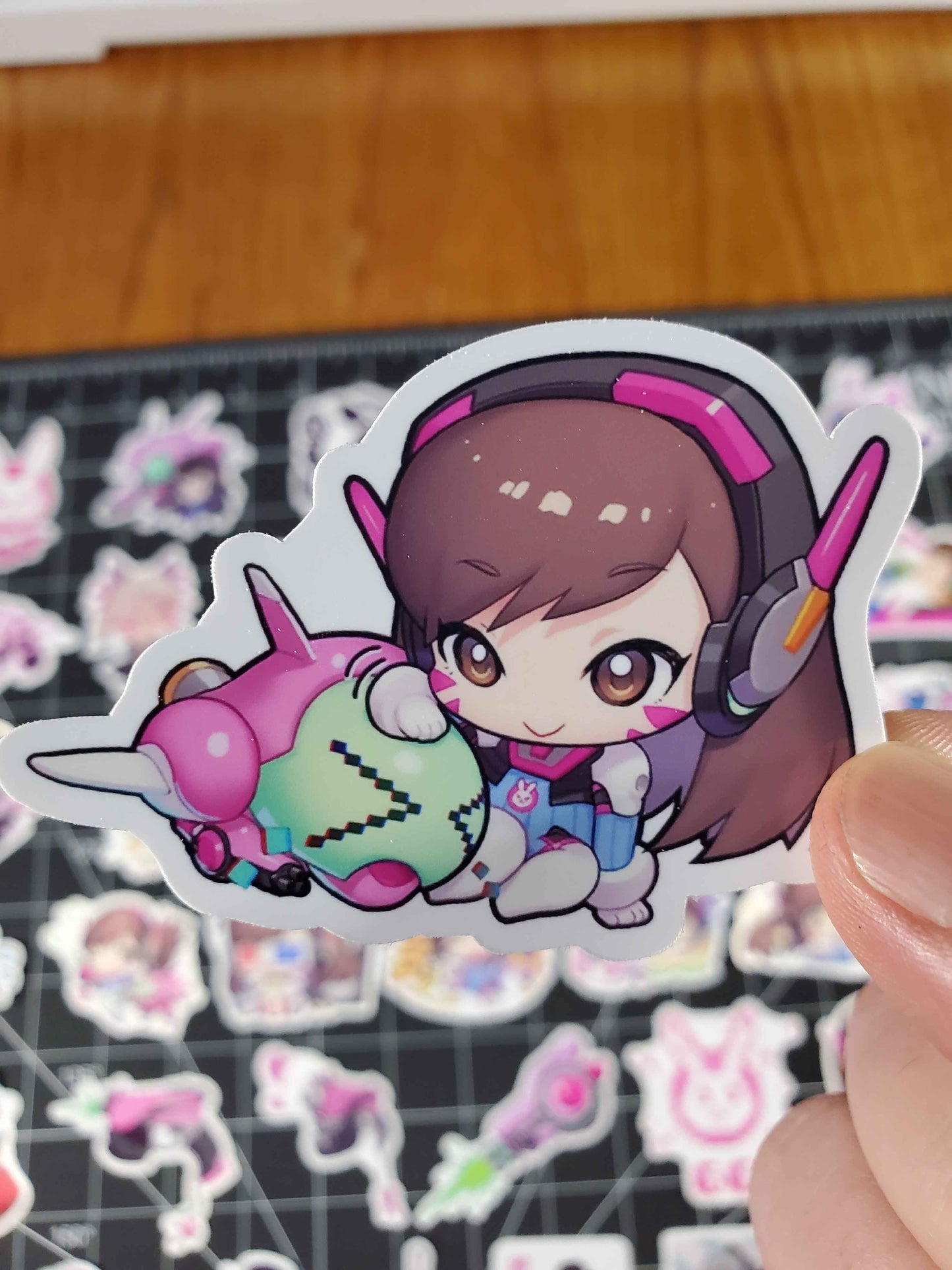 Overwatch 2 D.Va Hero Spray's Sticker Set | 41 High Quality Glossy Vinyls