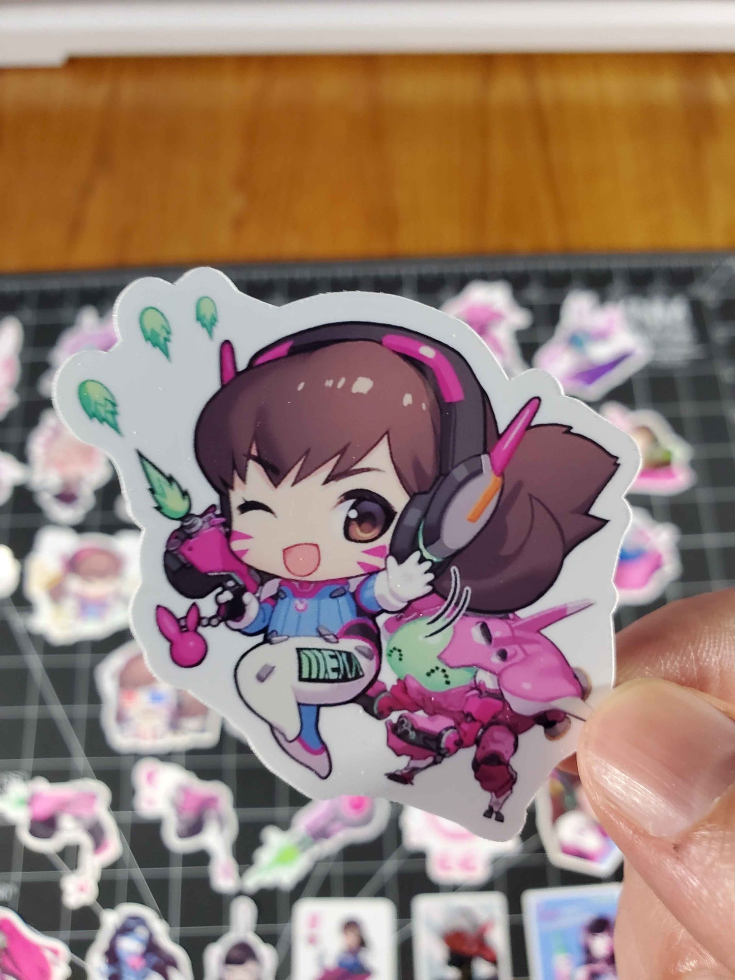 Overwatch 2 D.Va Hero Spray's Sticker Set | 41 High Quality Glossy Vinyls