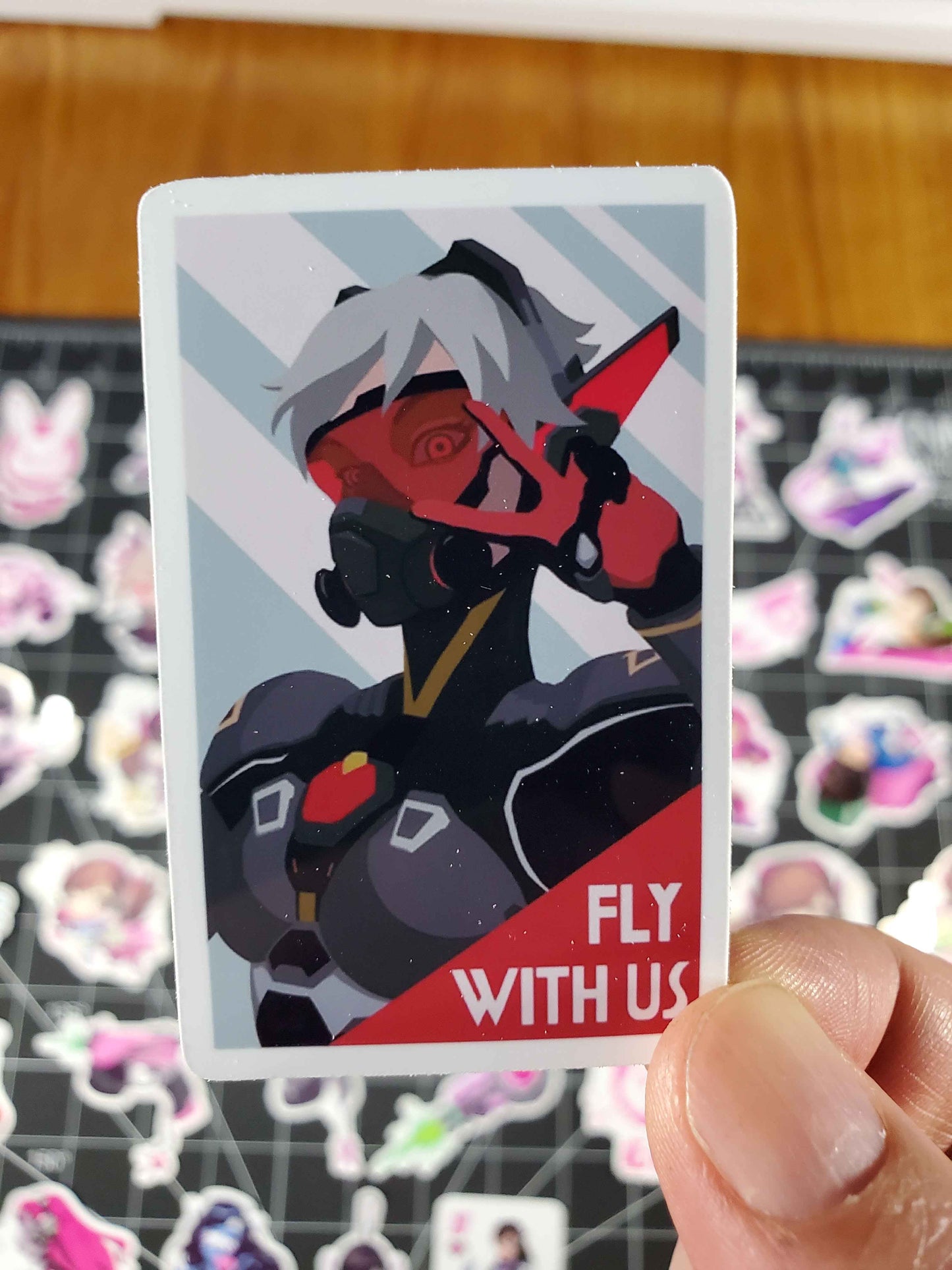 Overwatch 2 D.Va Hero Spray's Sticker Set | 41 High Quality Glossy Vinyls