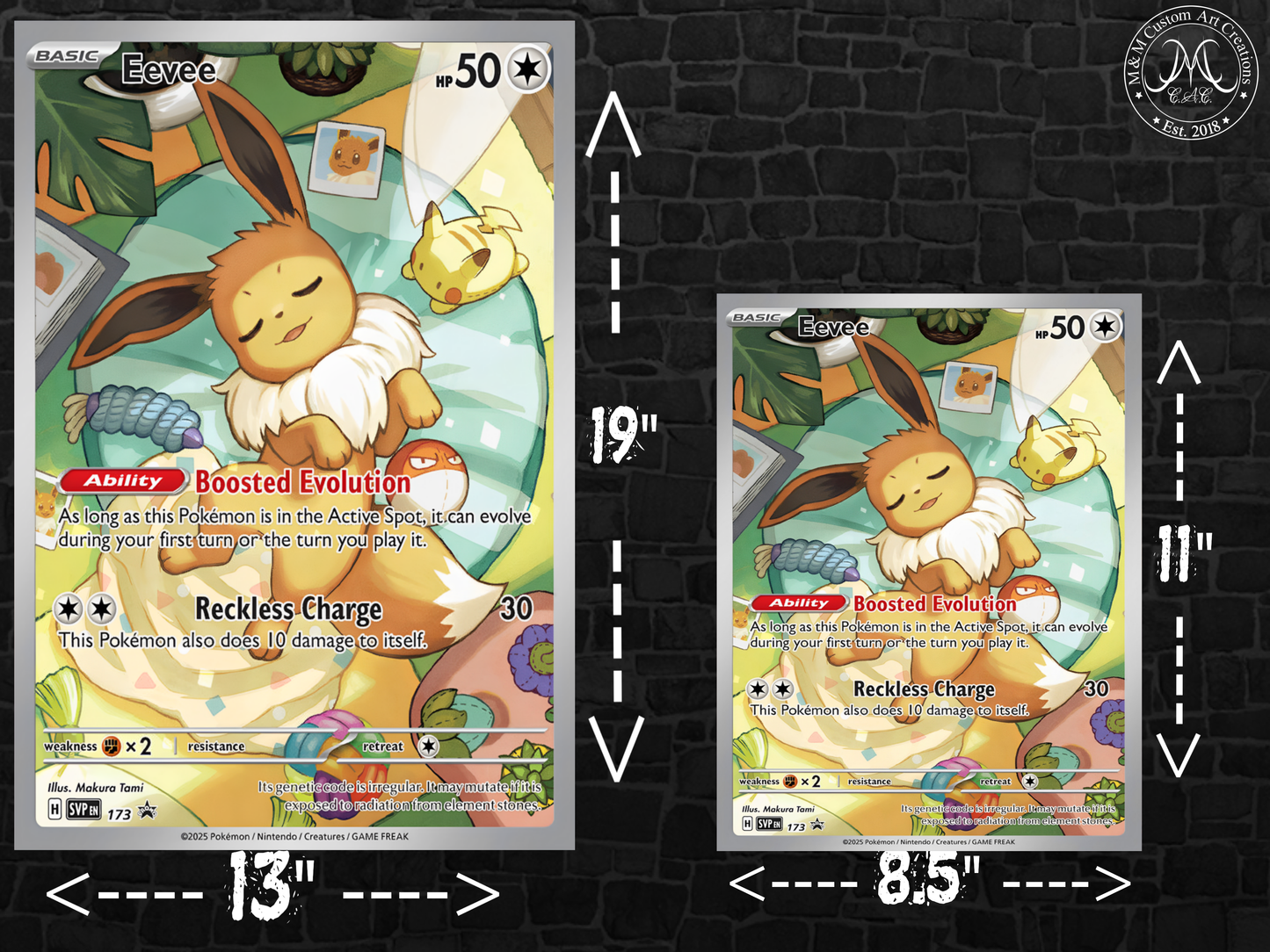 Eevee #173 Prismatic Evolutions Scarlet & Violet Promo (SVP) Poster Print - Available in Two Sizes