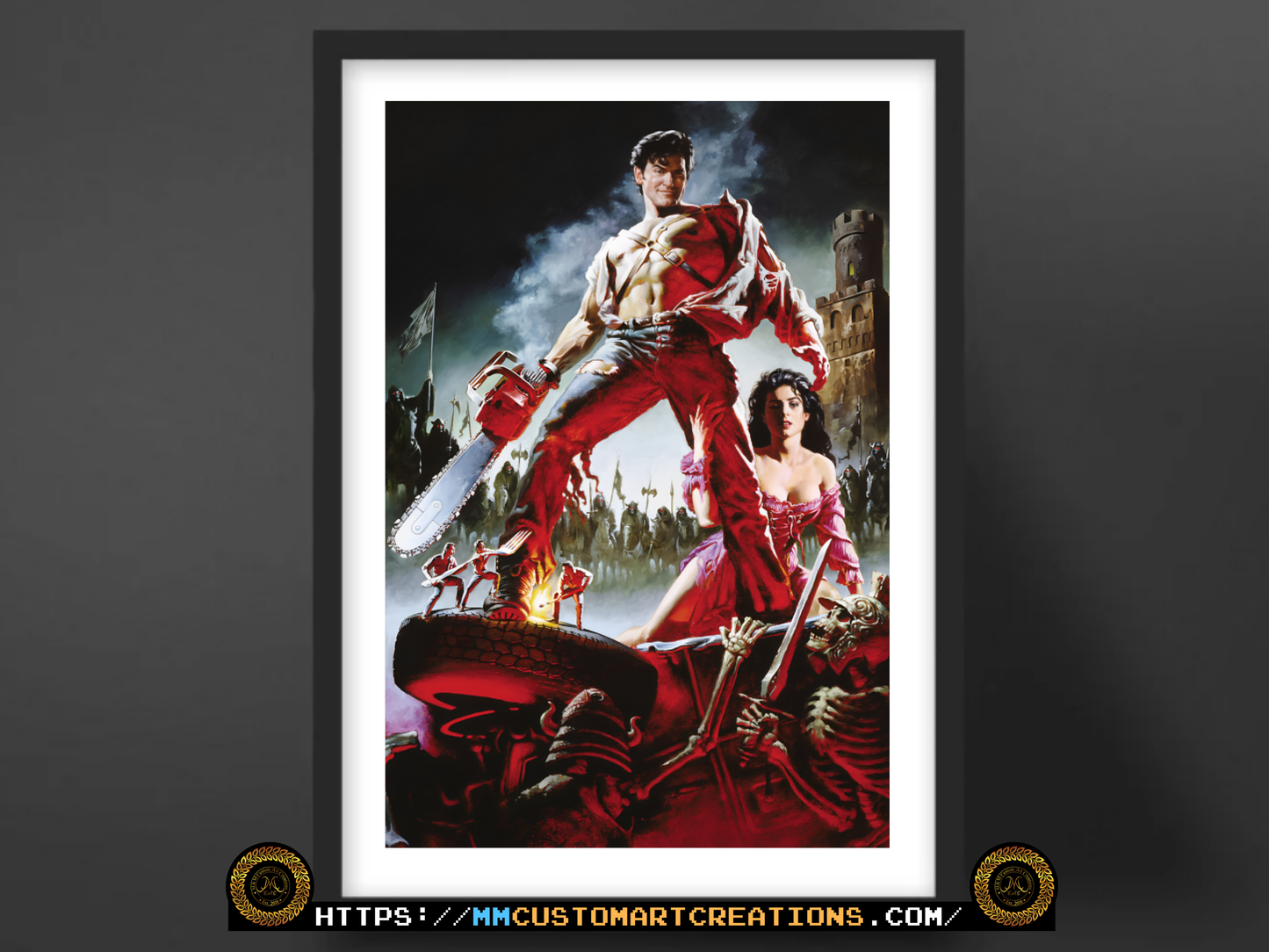 Evil Dead Poster Prints Set | Army of Darkness & Ash vs Evil Dead Art | 8.5x11 and 13x19 Available
