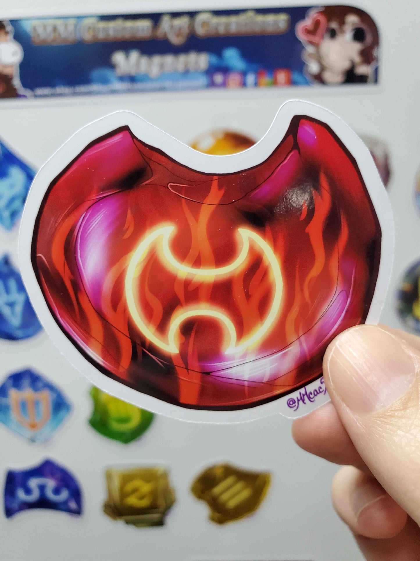 Final Fantasy 14 Soul Crystal Magnets | Complete Set of 22 FF14 Job Icons FFXIV
