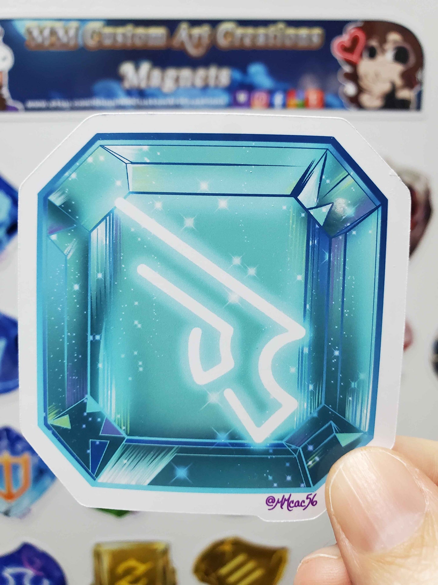 Final Fantasy 14 Soul Crystal Magnets | Complete Set of 22 FF14 Job Icons FFXIV