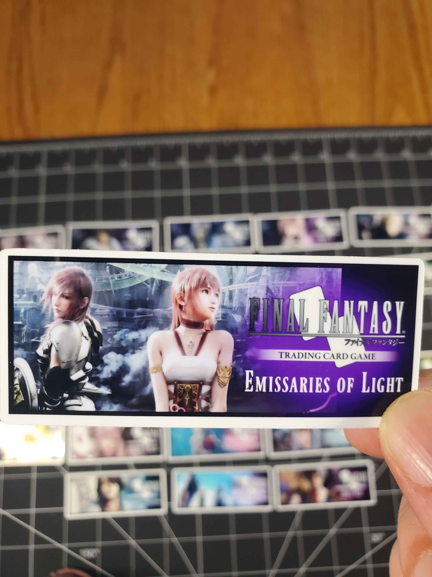 Final Fantasy TCG Opus 1-26 Set Logo Stickers | Glossy Vinyl Decals | Complete