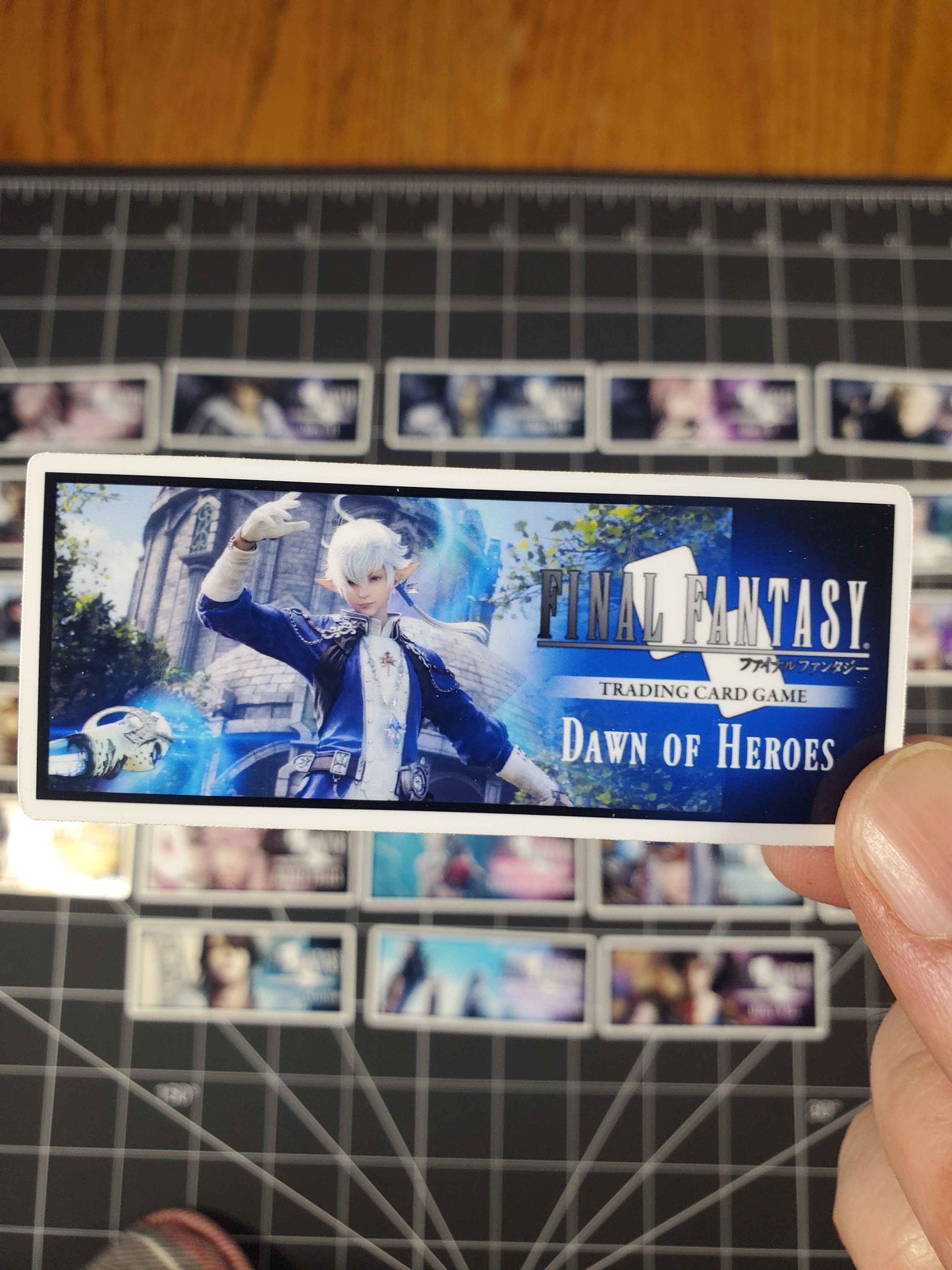 Final Fantasy TCG Opus 1-26 Set Logo Stickers | Glossy Vinyl Decals | Complete
