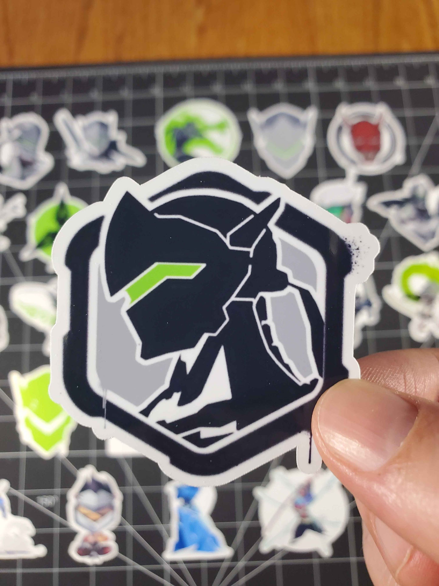 Overwatch 2 Genji Hero Spray's Sticker Set | 28 High Quality Glossy Vinyls