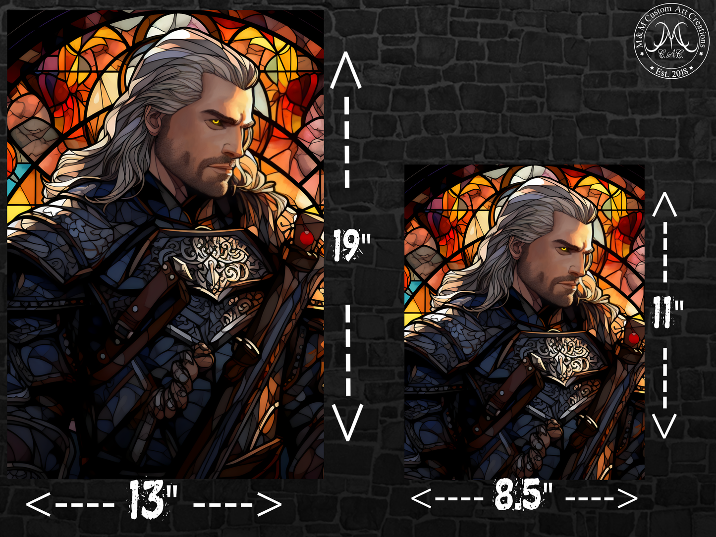 Henry Cavill as The Witcher Poster Prints | Geralt of Rivia | 8.5x11 and 13x19 Options