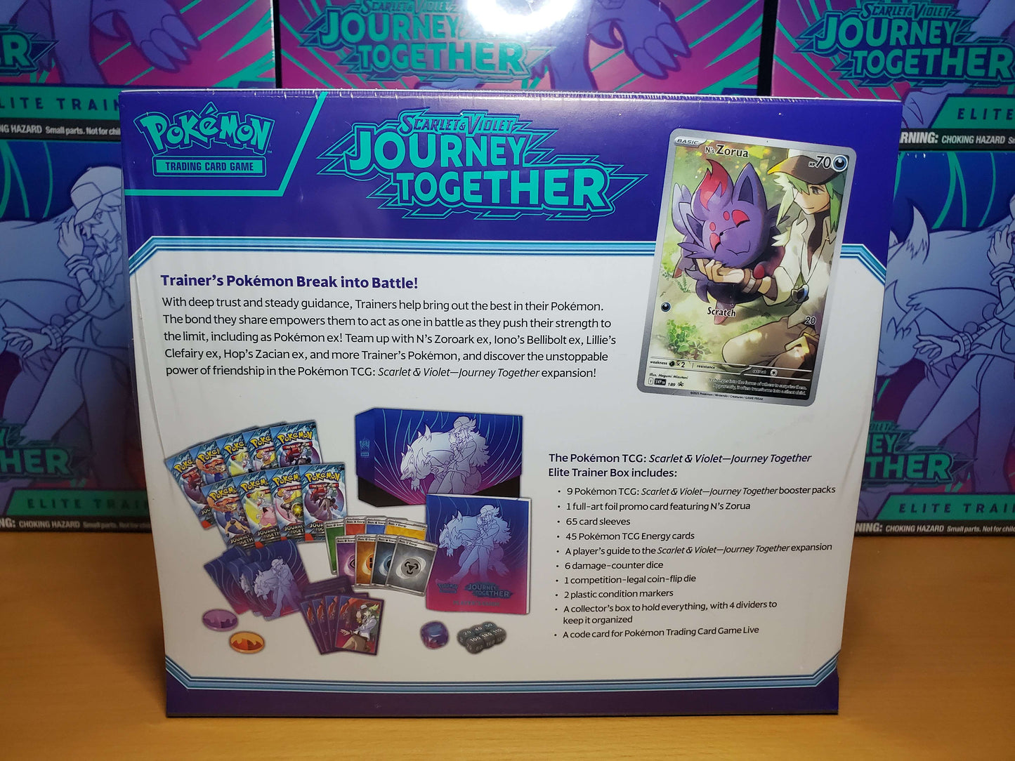 Journey Together Elite Trainer Box (ETB) – Pokémon TCG | Factory Sealed Booster Packs, Cards & Accessories