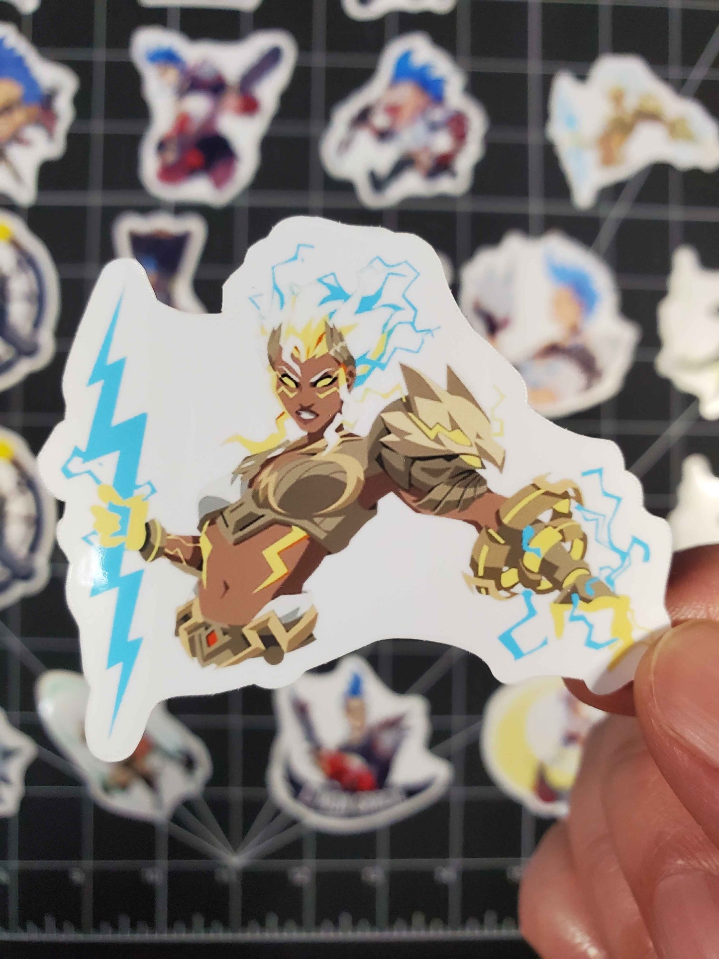 Overwatch 2 Junker Queen Hero Spray's Sticker Set | 28 High Quality Glossy Vinyl