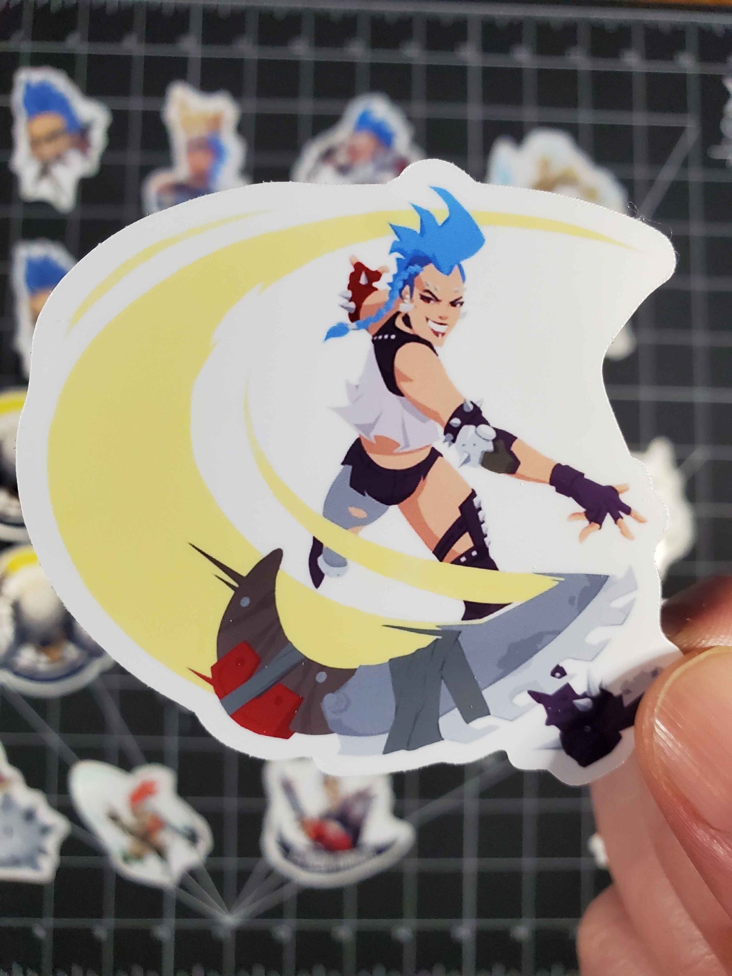 Overwatch 2 Junker Queen Hero Spray's Sticker Set | 28 High Quality Glossy Vinyl