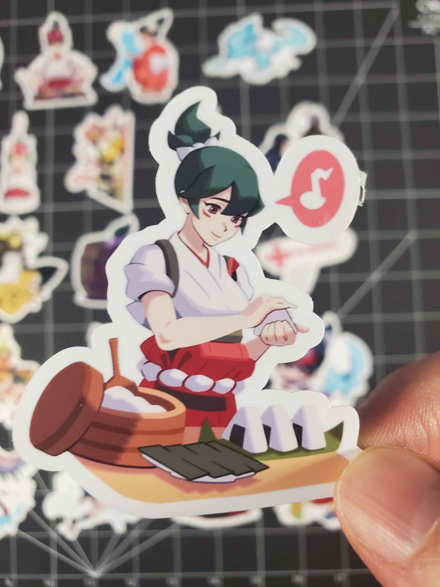 Overwatch 2 Kiriko Hero Spray's Sticker Set | 24 High Quality Glossy Vinyls