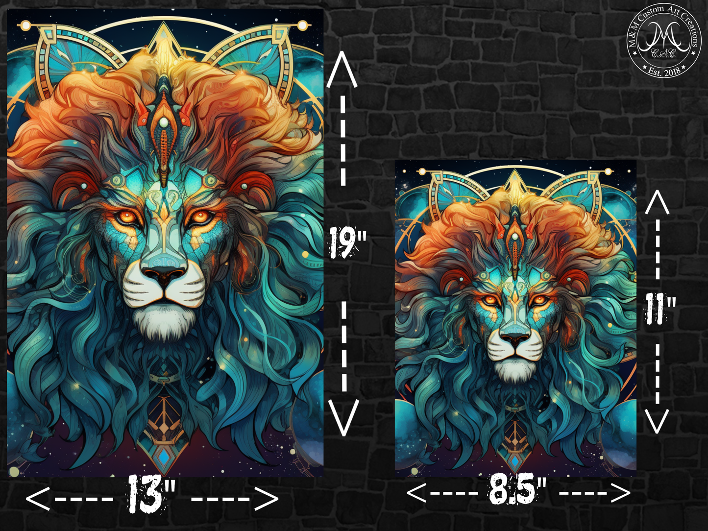 Leo Poster Prints | Zodiac Wall Art | Astrological Sign Decor | Great Gifts