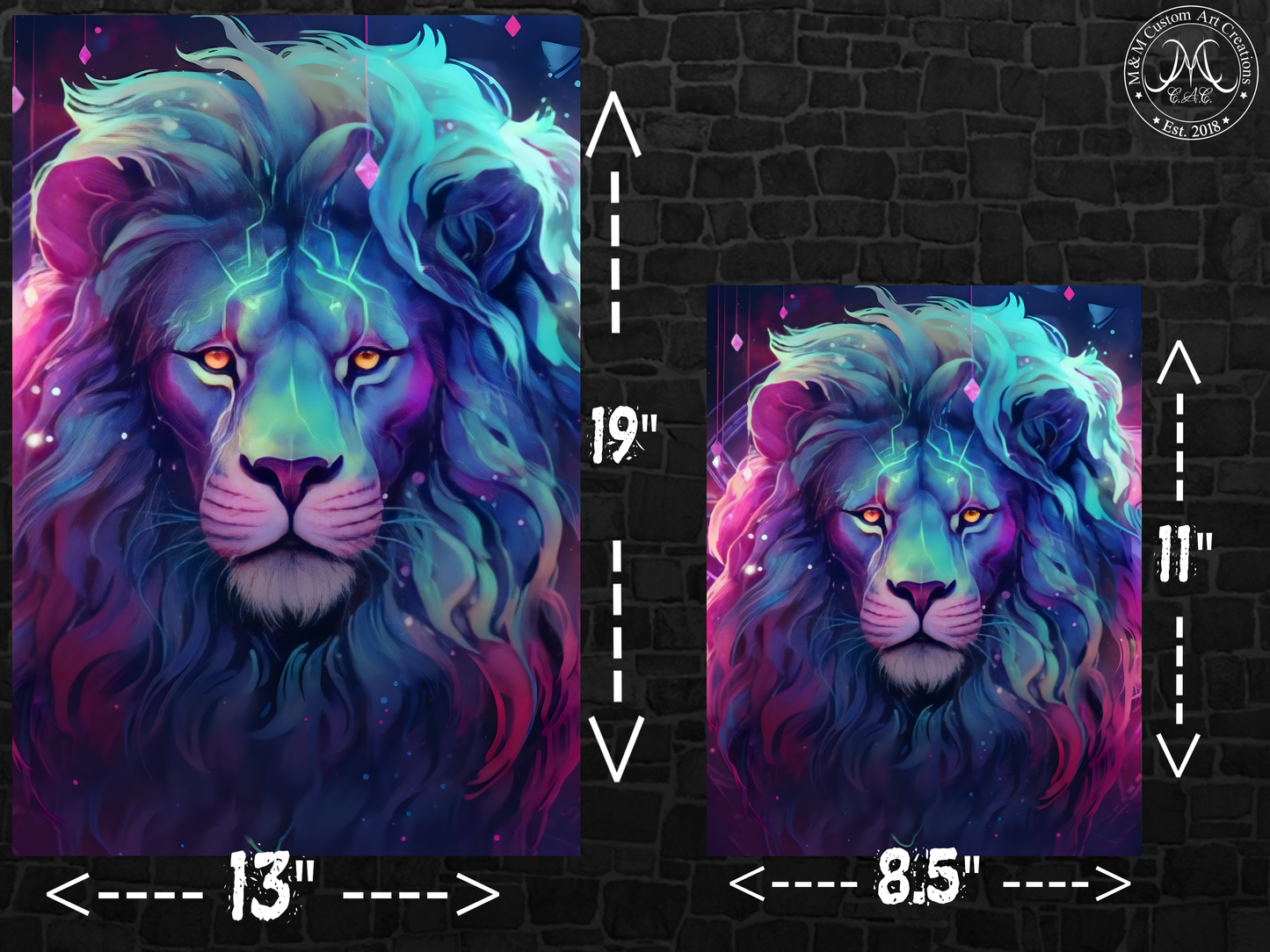 Leo Poster Prints | Zodiac Wall Art | Astrological Sign Decor | Great Gifts