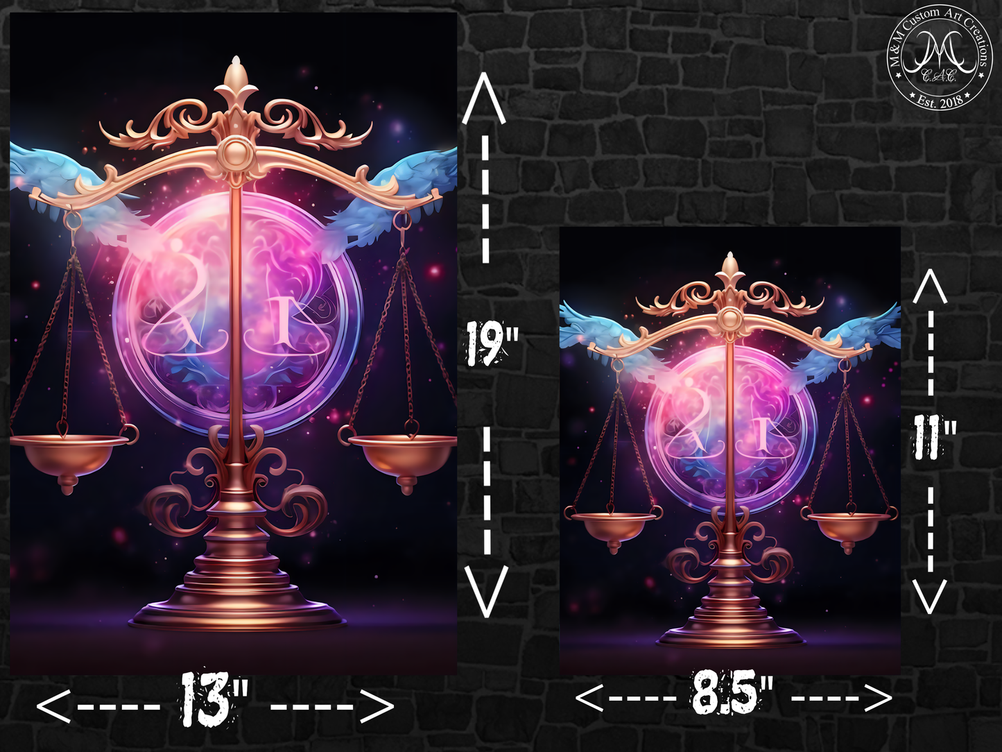Libra Poster Prints | Zodiac Wall Art | Astrological Sign Decor | Great Gift Idea