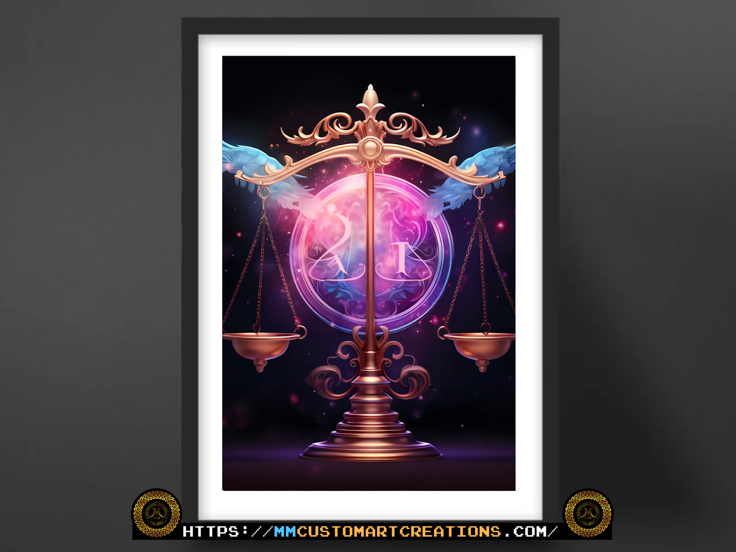 Libra Poster Prints | Zodiac Wall Art | Astrological Sign Decor | Great Gift Idea