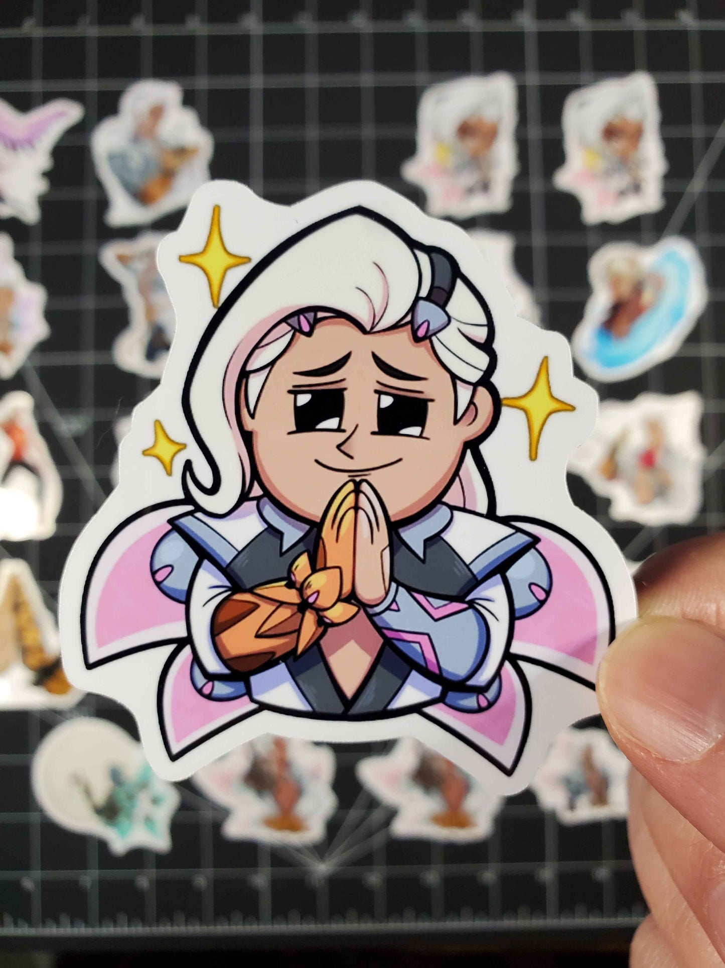 Overwatch 2 Lifeweaver Hero Spray's Sticker Set | 24 High Quality Glossy Vinyls