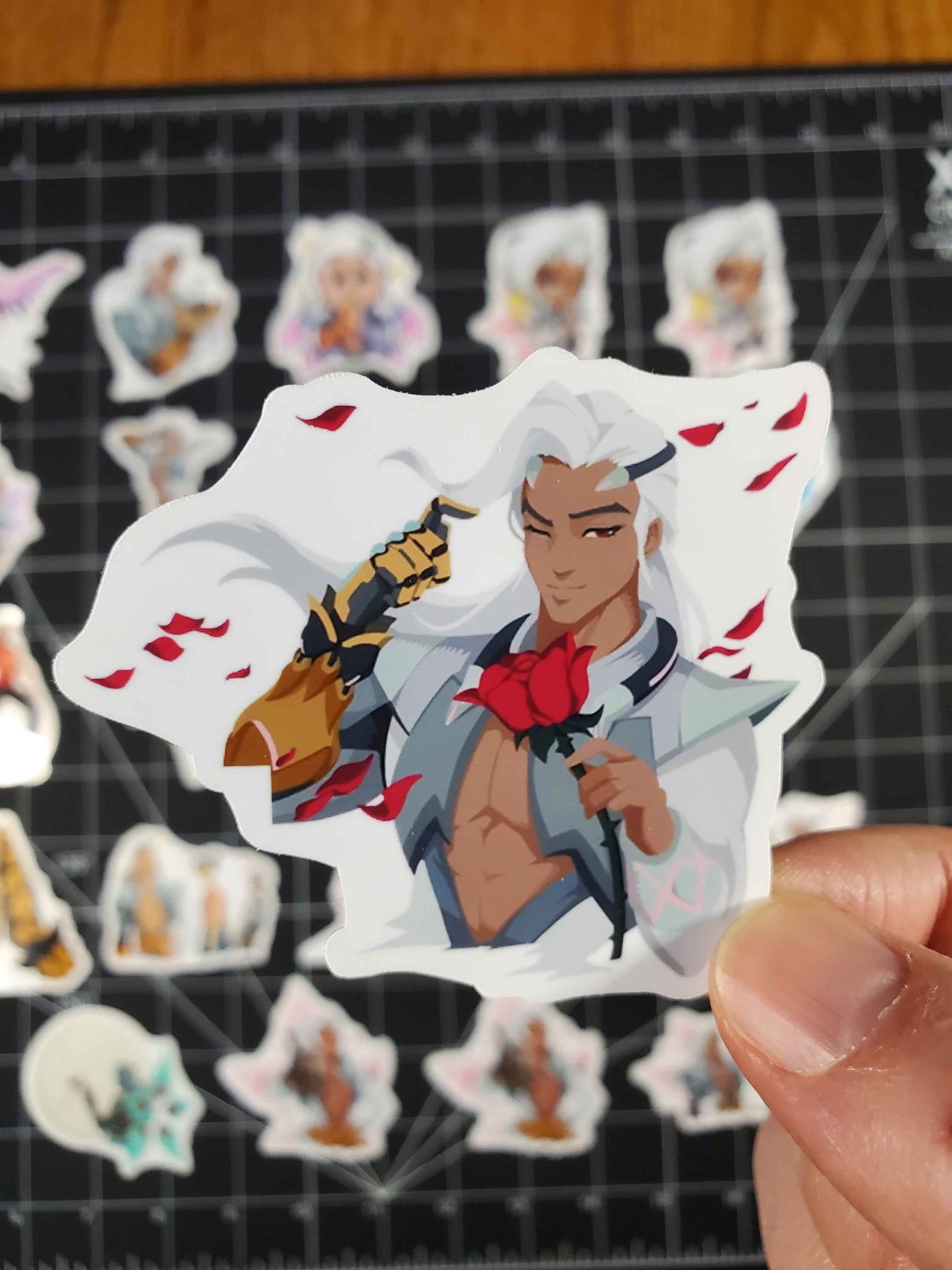 Overwatch 2 Lifeweaver Hero Spray's Sticker Set | 24 High Quality Glossy Vinyls