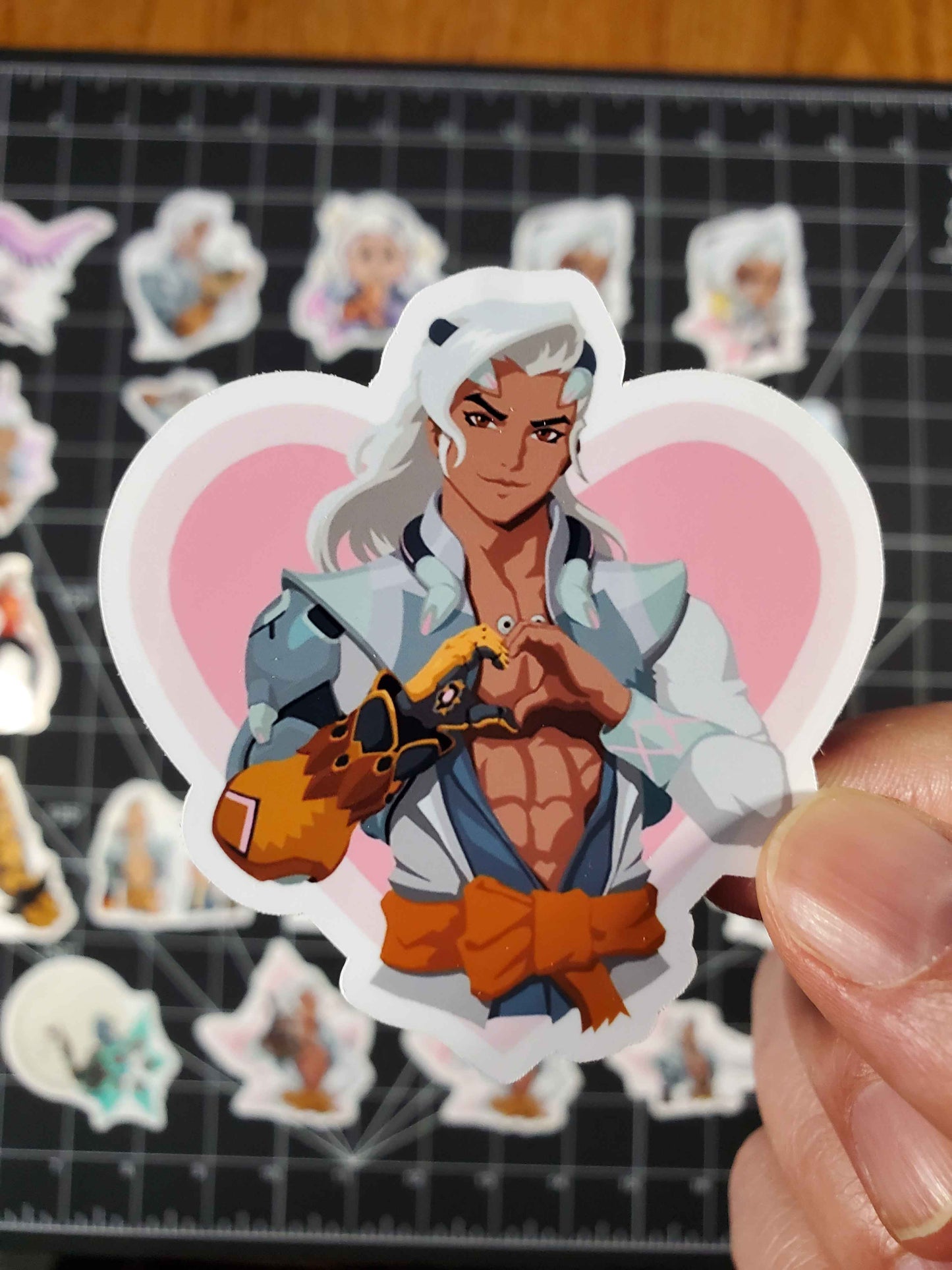Overwatch 2 Lifeweaver Hero Spray's Sticker Set | 24 High Quality Glossy Vinyls