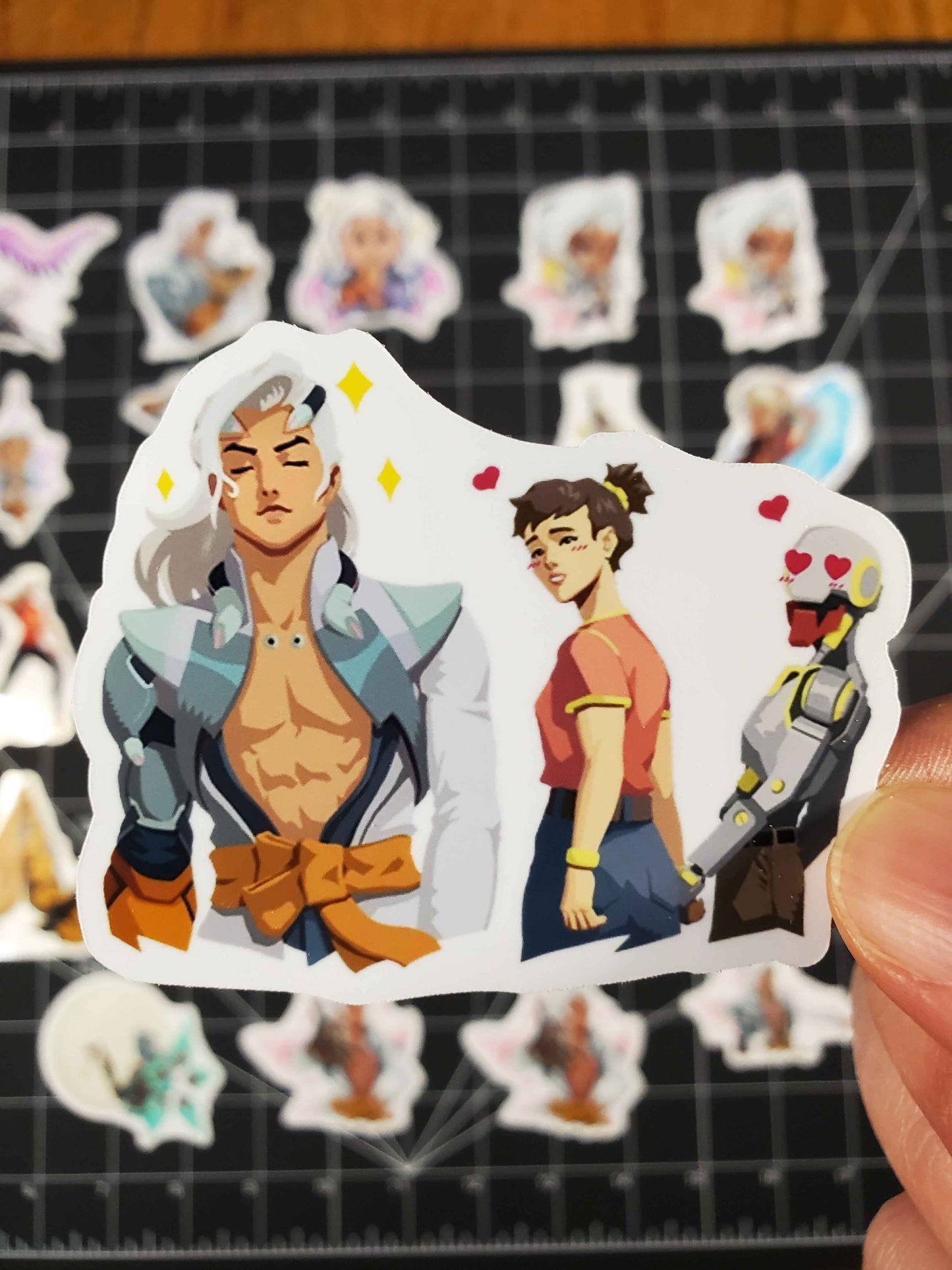 Overwatch 2 Lifeweaver Hero Spray's Sticker Set | 24 High Quality Glossy Vinyls