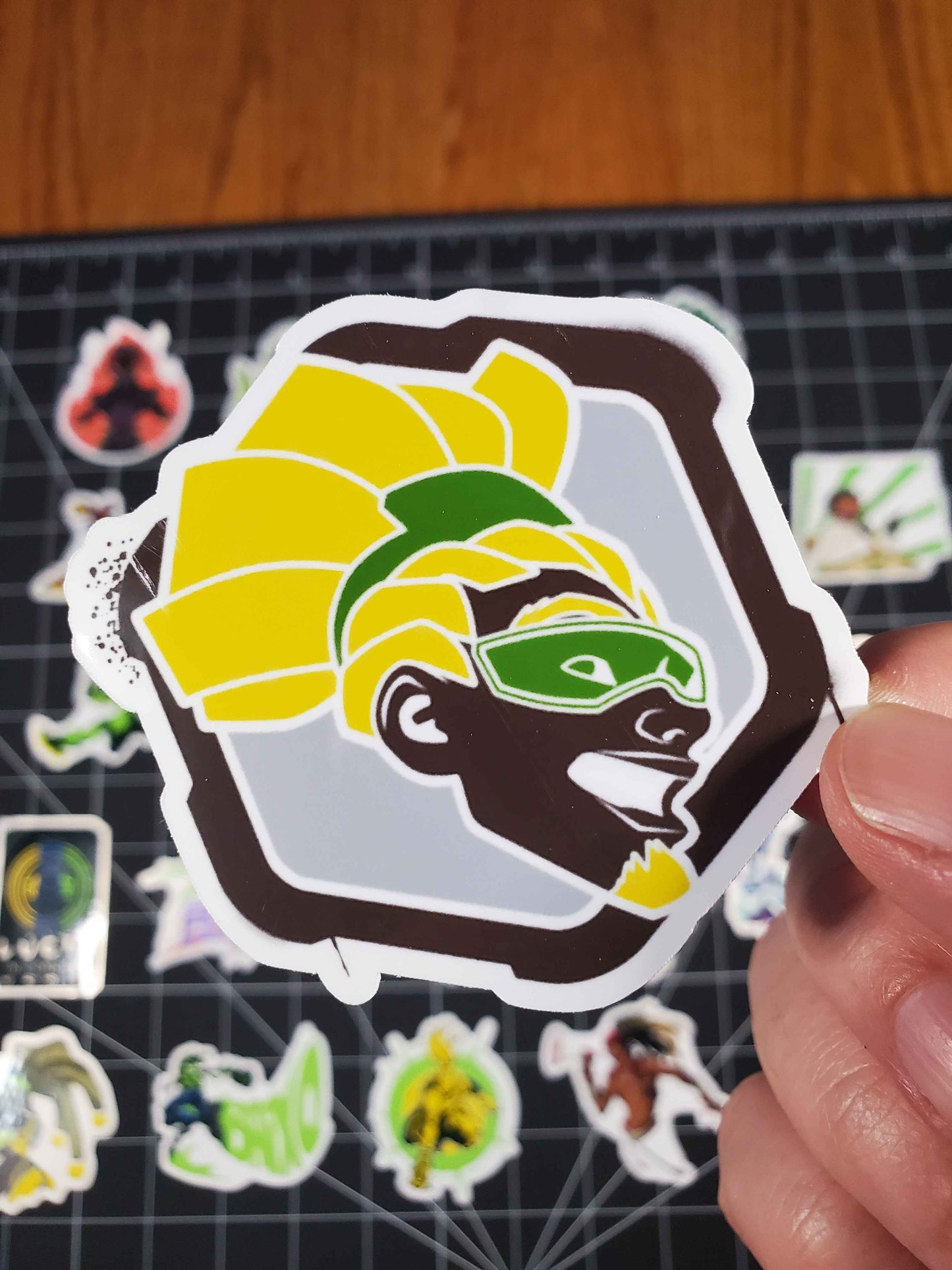 Overwatch 2 Lucio Hero Spray's Sticker Set | 27 High Quality Glossy Vinyls