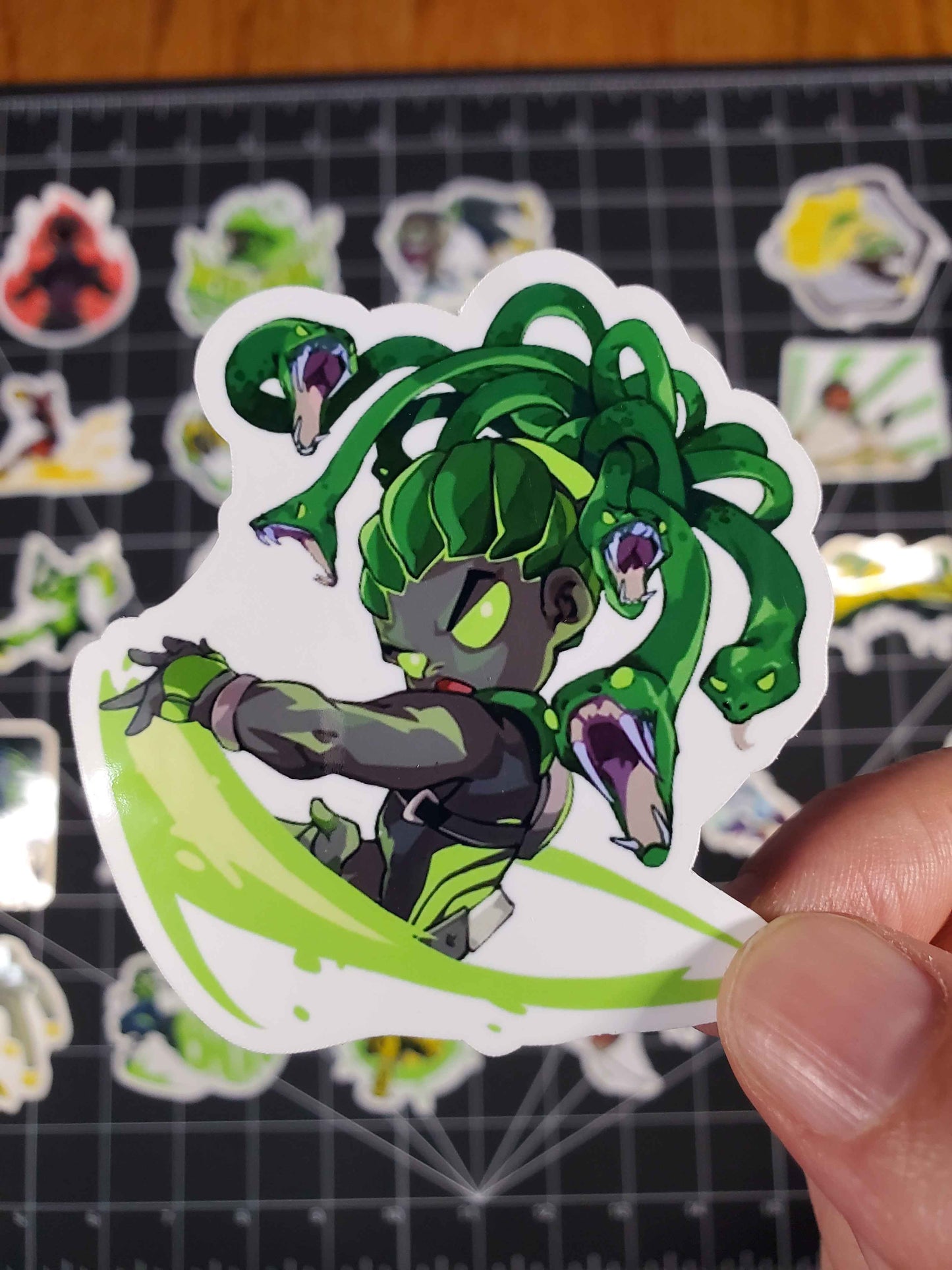 Overwatch 2 Lucio Hero Spray's Sticker Set | 27 High Quality Glossy Vinyls